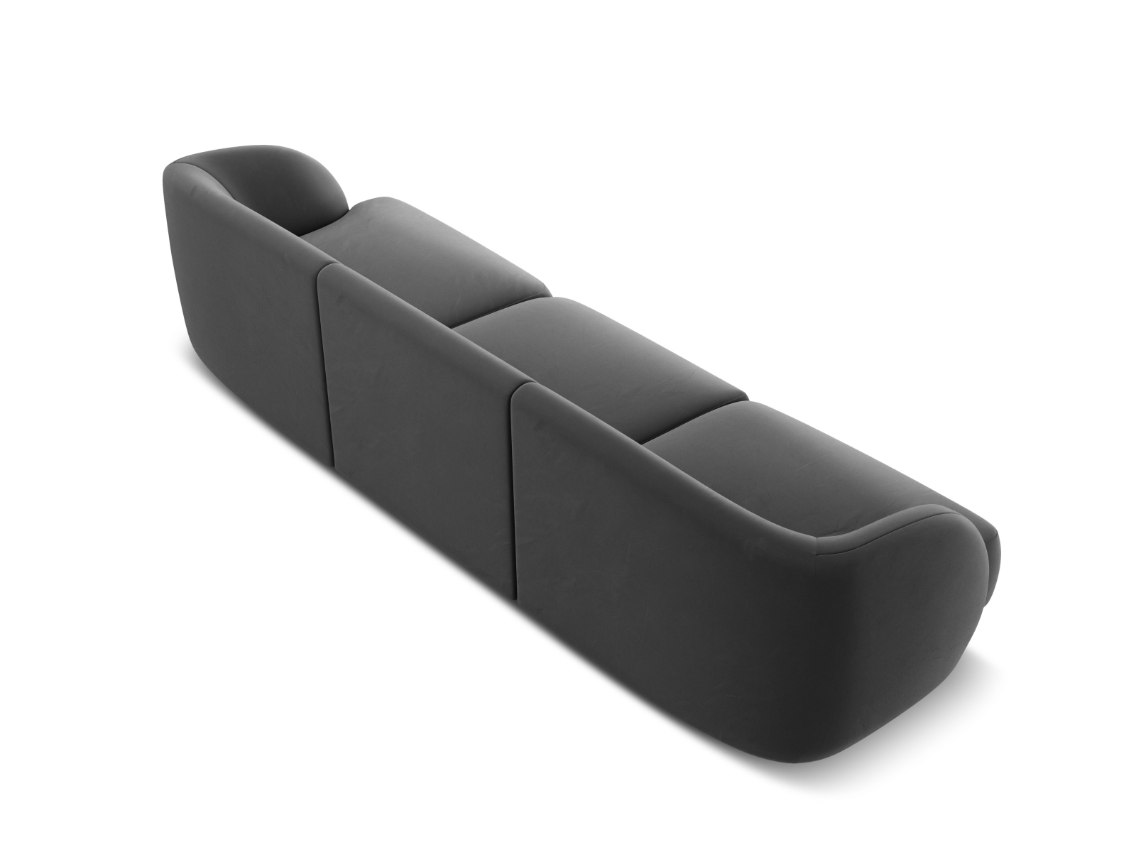 Velvet Sofa, "Miley", 3 Seats, 255x90x70