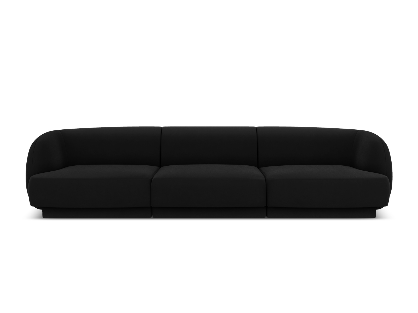 Velvet Sofa, "Miley", 3 Seats, 255x90x70