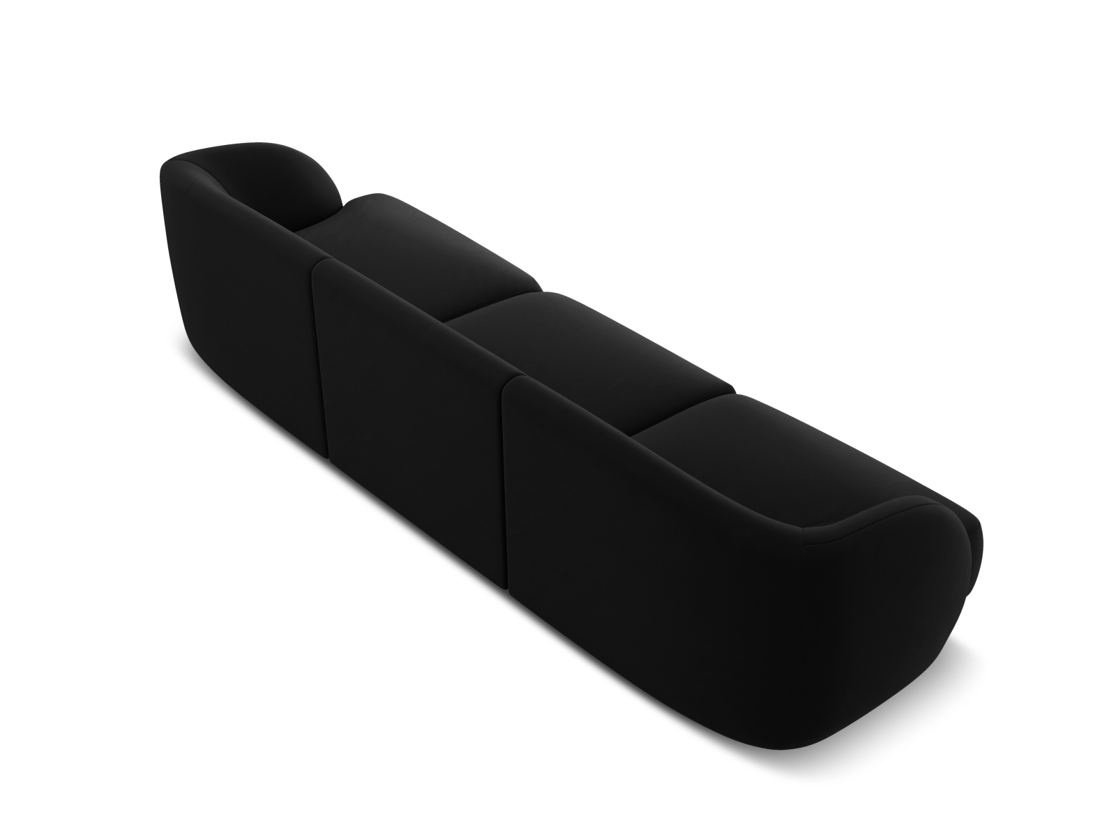 Velvet Sofa, "Miley", 3 Seats, 255x90x70
