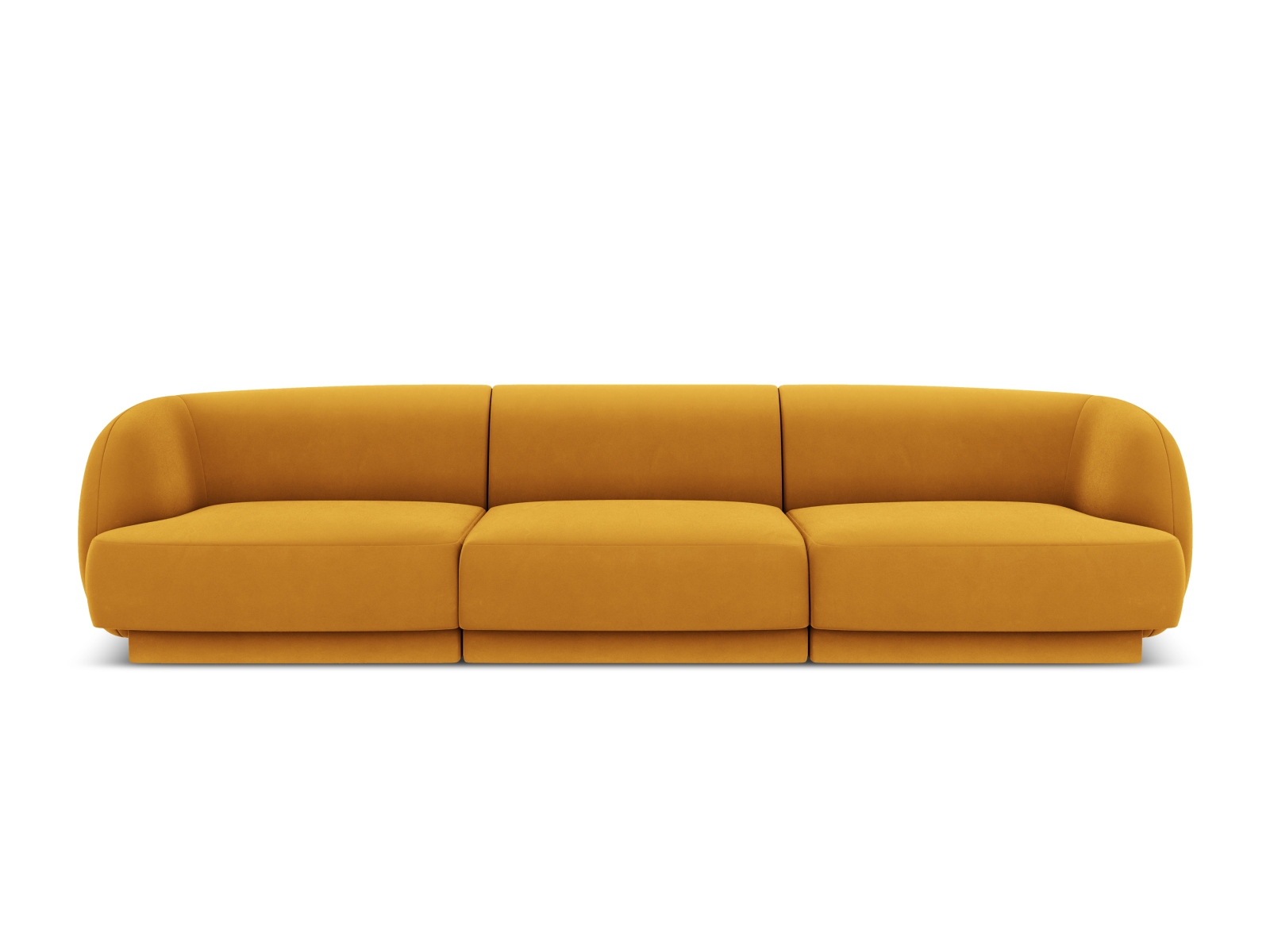 Velvet Sofa, "Miley", 3 Seats, 255x90x70