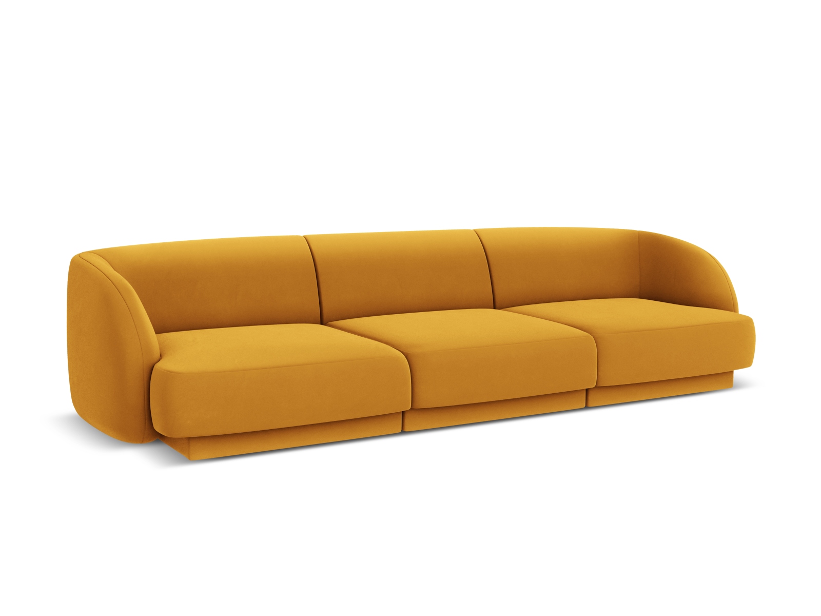 Velvet Sofa, "Miley", 3 Seats, 255x90x70