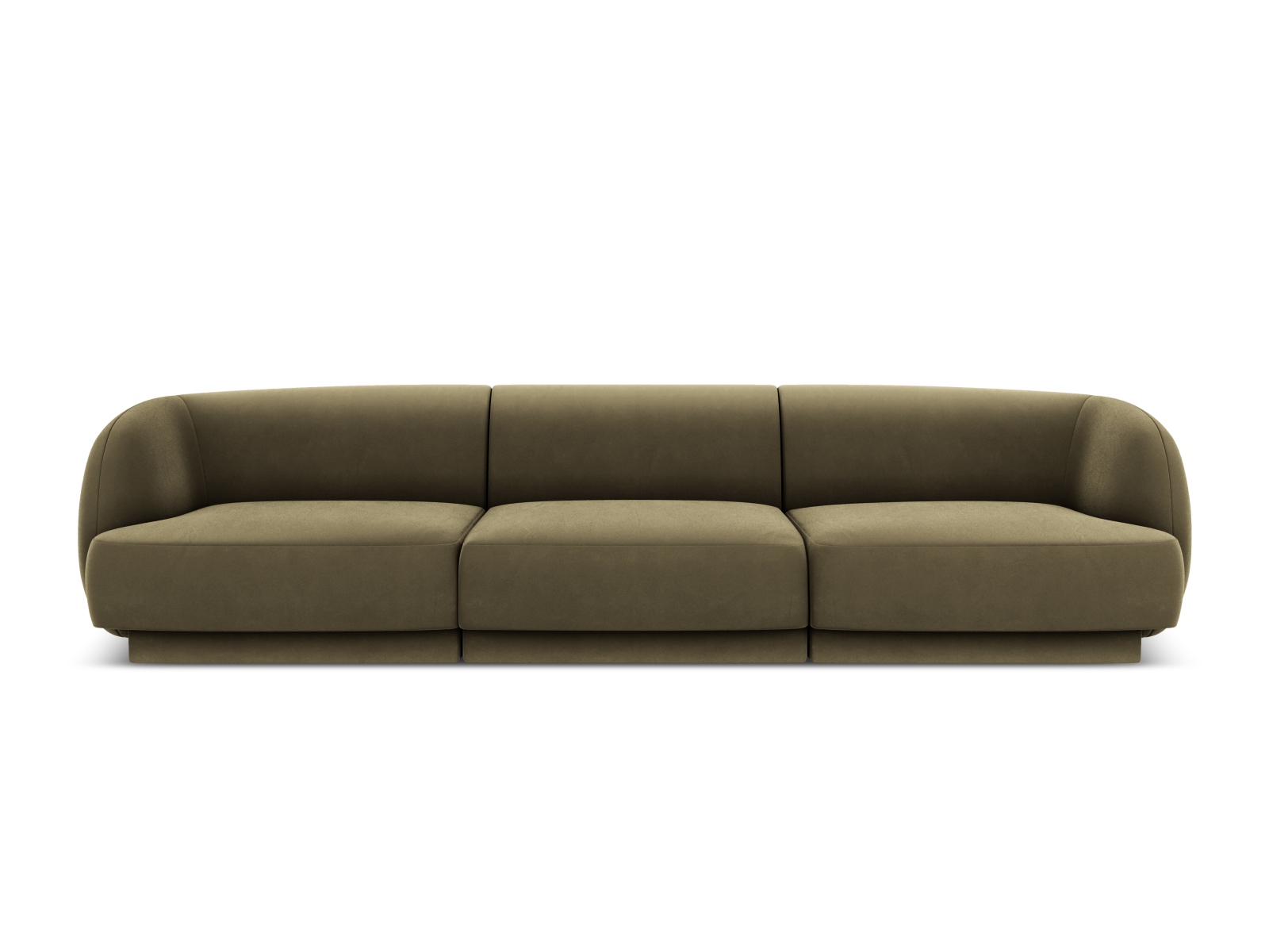 Velvet Sofa, "Miley", 3 Seats, 255x90x70