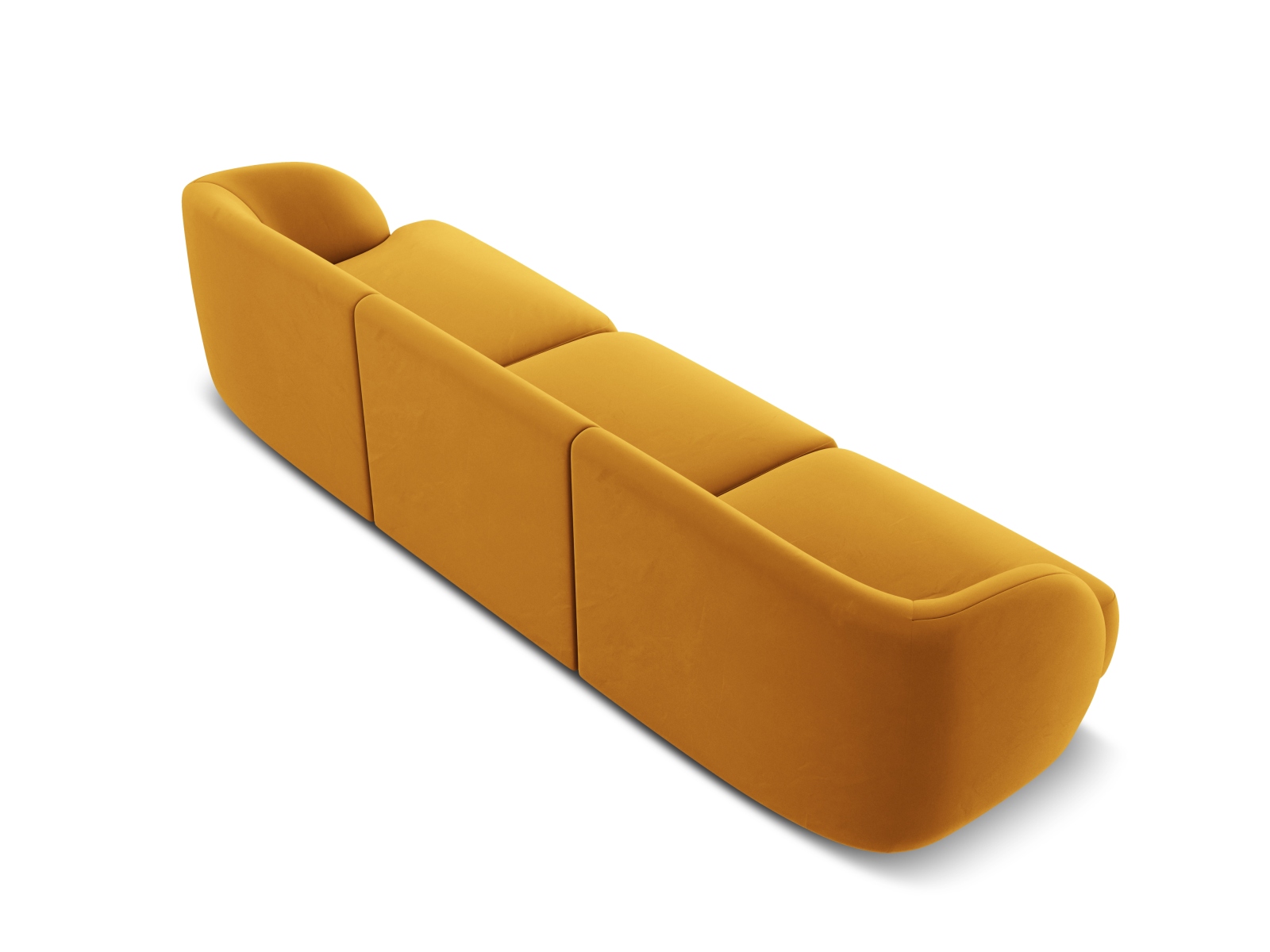 Velvet Sofa, "Miley", 3 Seats, 255x90x70