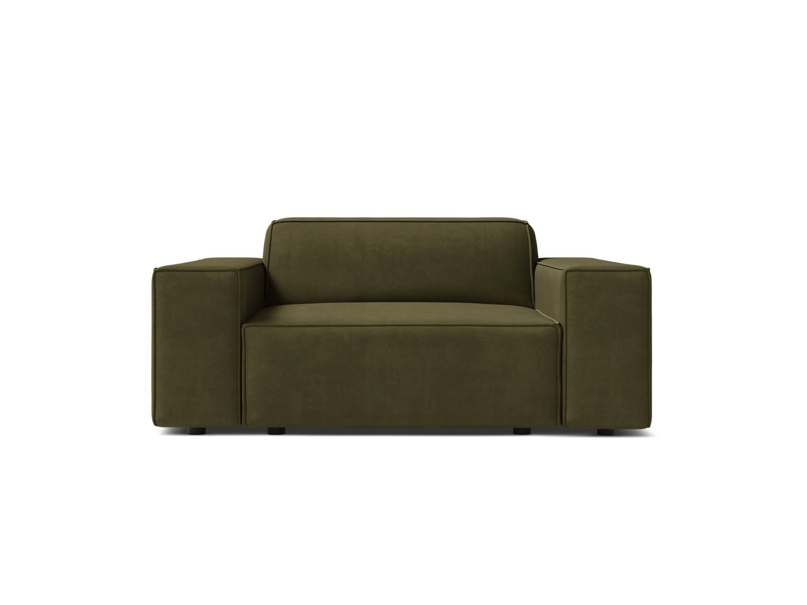 Velvet Armchair, "Jodie", 1 Seat, 124x99x77