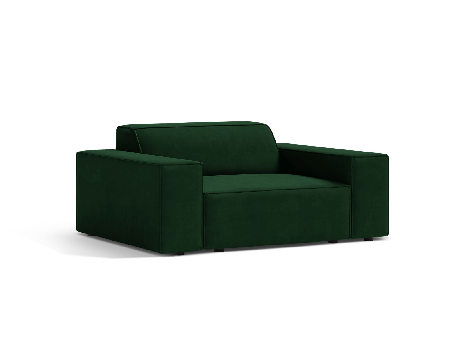 Velvet Armchair, "Jodie", 1 Seat, 124x99x77
