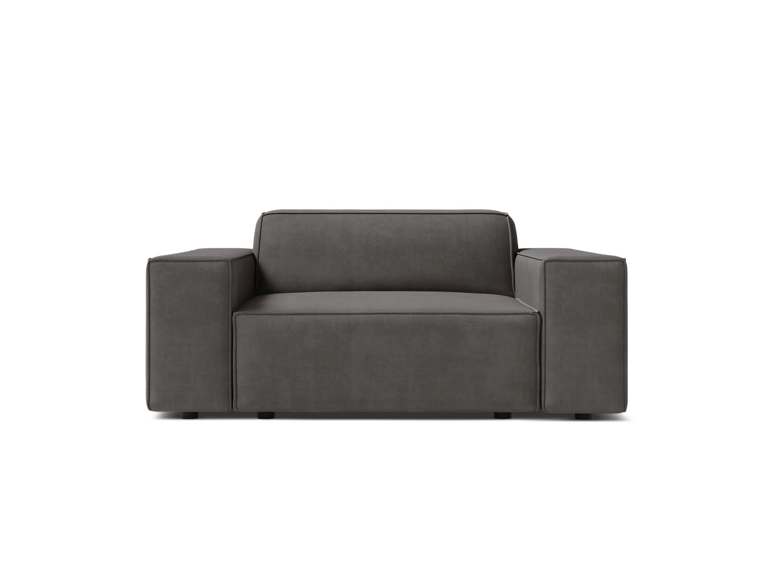 Velvet Armchair, "Jodie", 1 Seat, 124x99x77