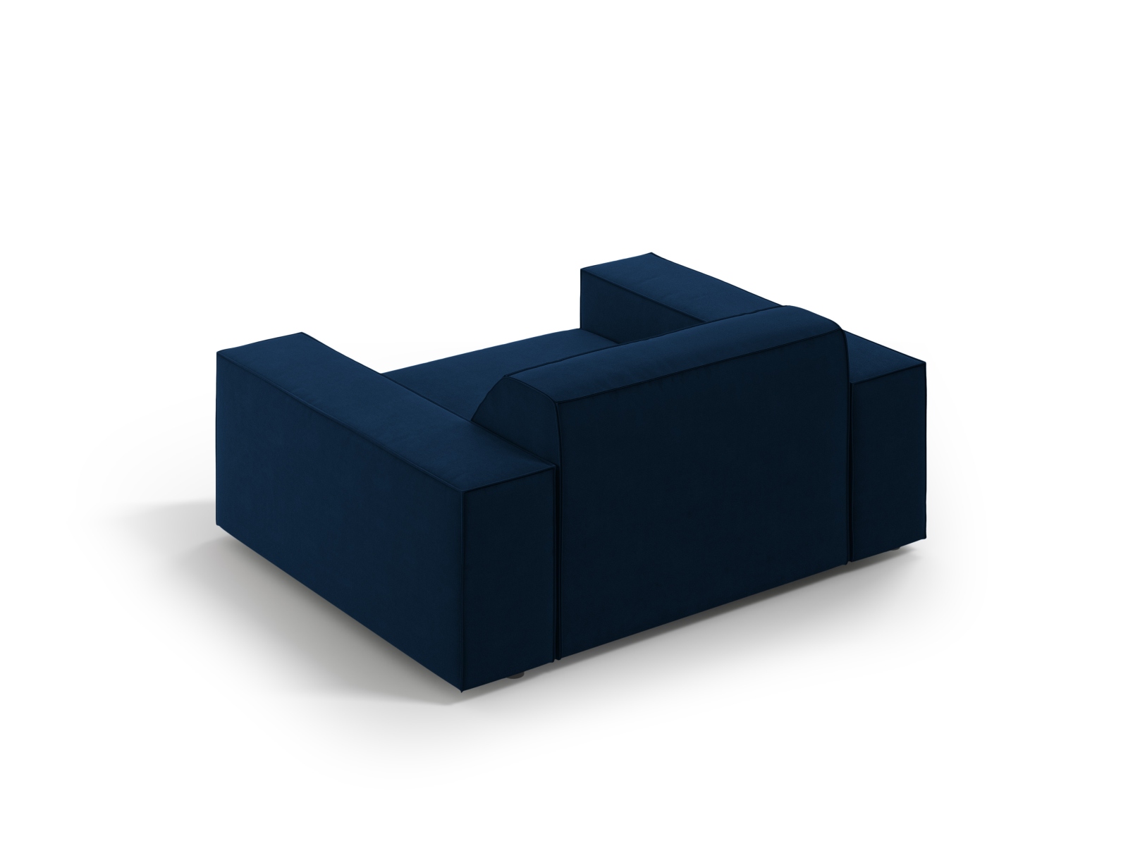 Velvet Armchair, "Jodie", 1 Seat, 124x99x77