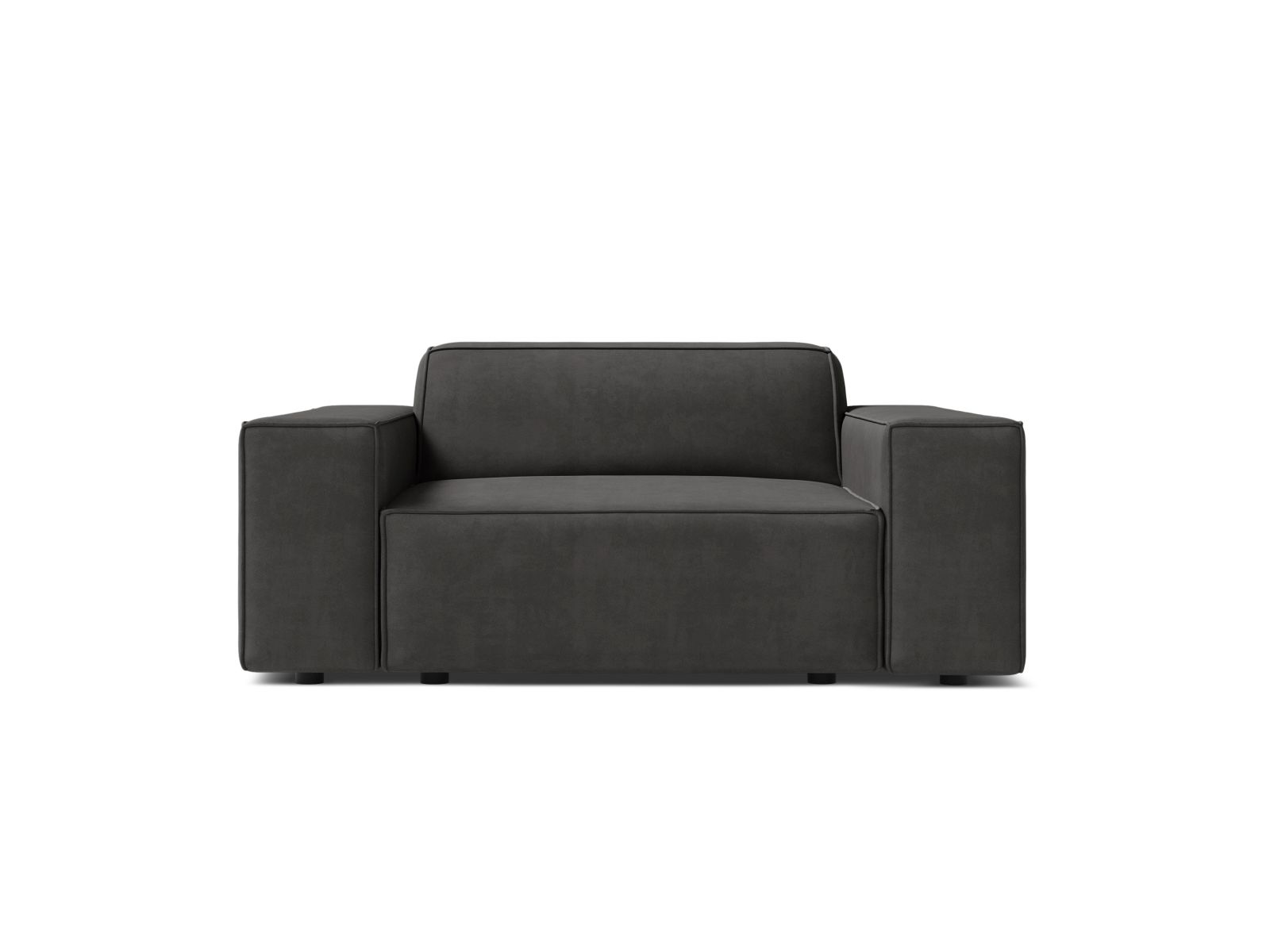 Velvet Armchair, "Jodie", 1 Seat, 124x99x77