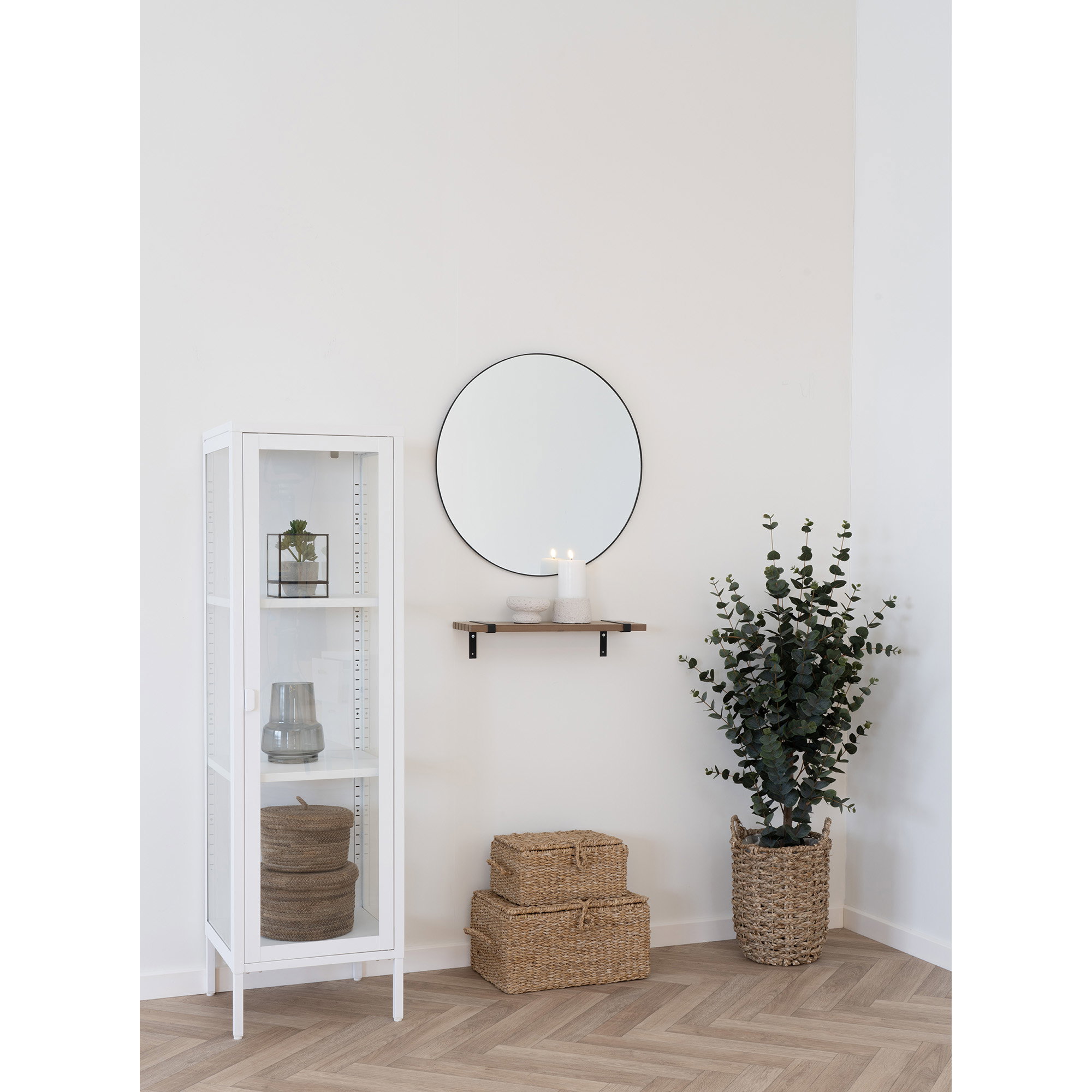 Brisbane Slim Display Cabinet
