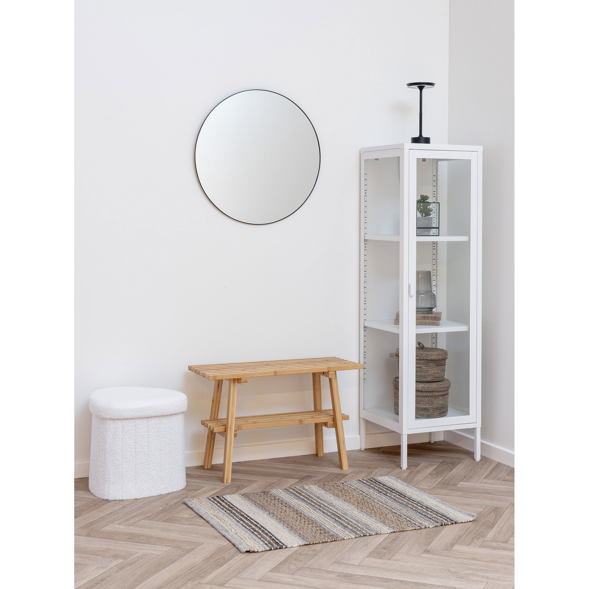 Brisbane Slim Display Cabinet