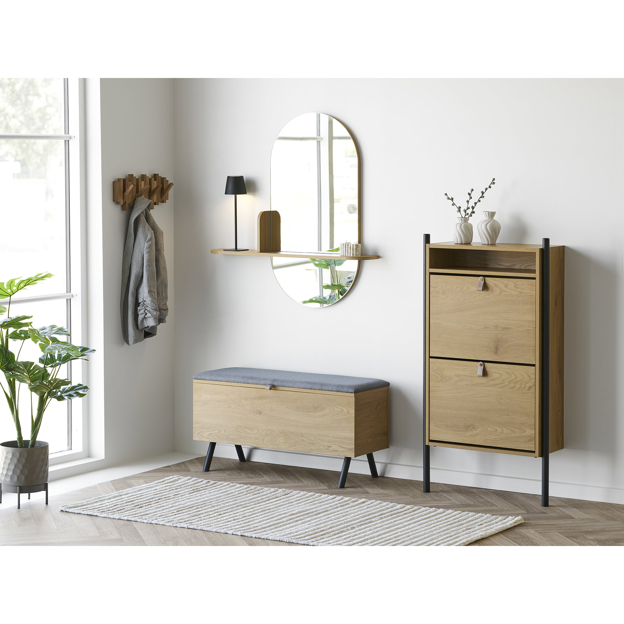 Barco Mirror with Shelf