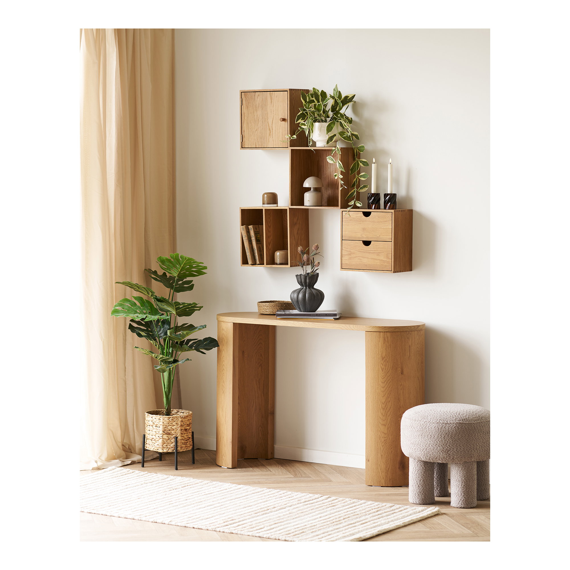 Townsville Wall Shelf with drawers