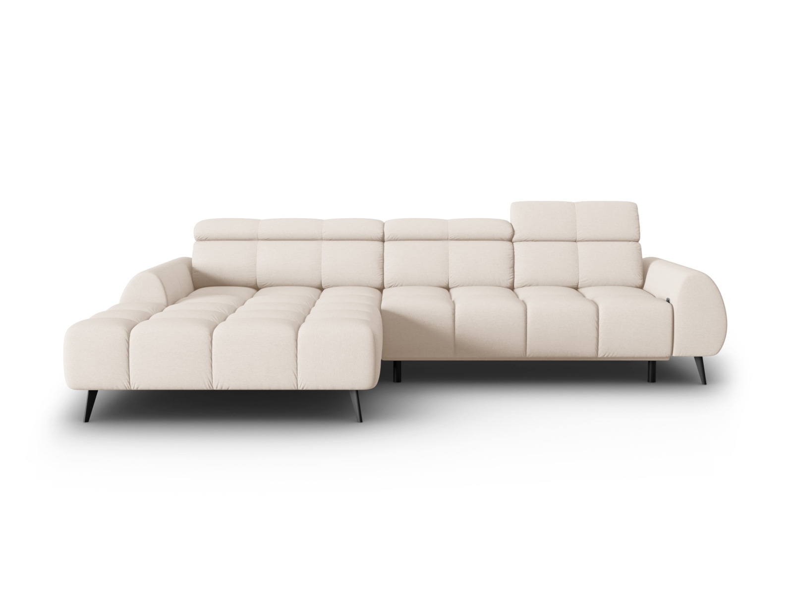 Electric Left Corner Sofa, "Alyse", 5 Seats, 295x188x82