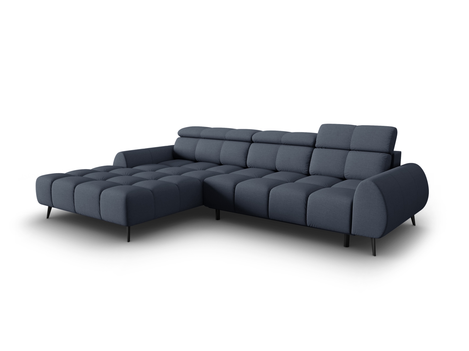 Electric Left Corner Sofa, "Alyse", 5 Seats, 295x188x82