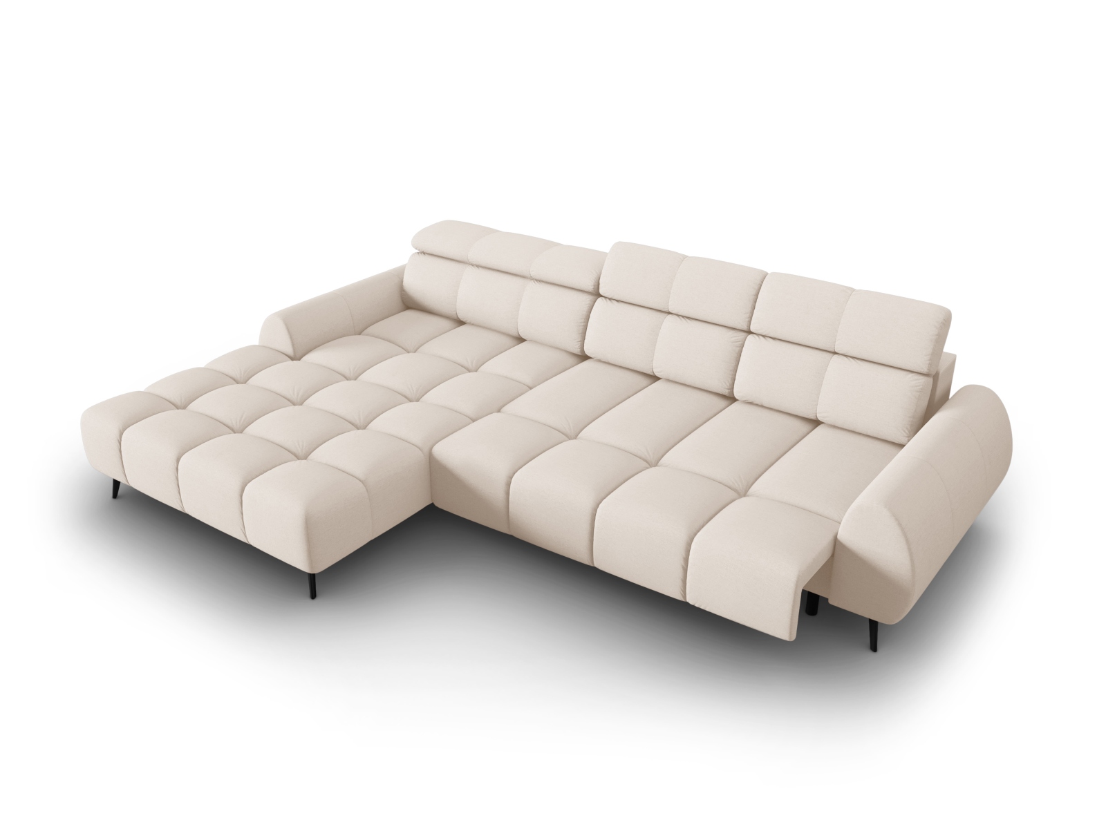 Electric Left Corner Sofa, "Alyse", 5 Seats, 295x188x82