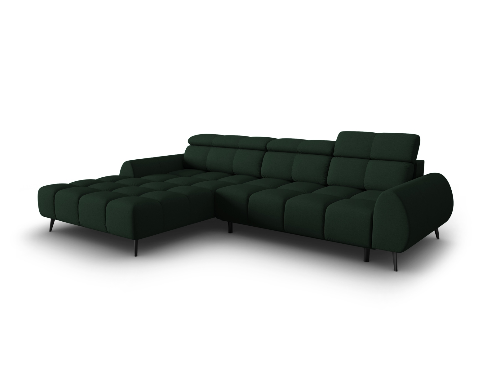 Electric Left Corner Sofa, "Alyse", 5 Seats, 295x188x82
