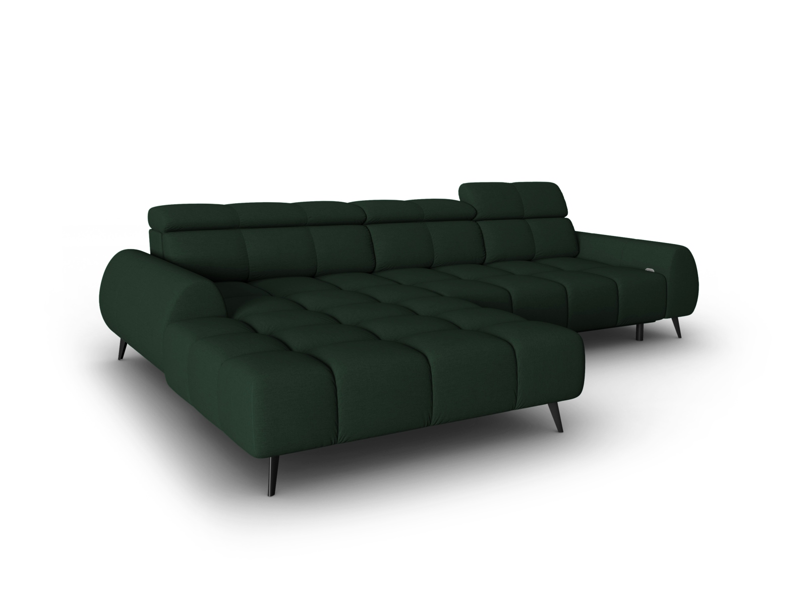 Electric Left Corner Sofa, "Alyse", 5 Seats, 295x188x82
