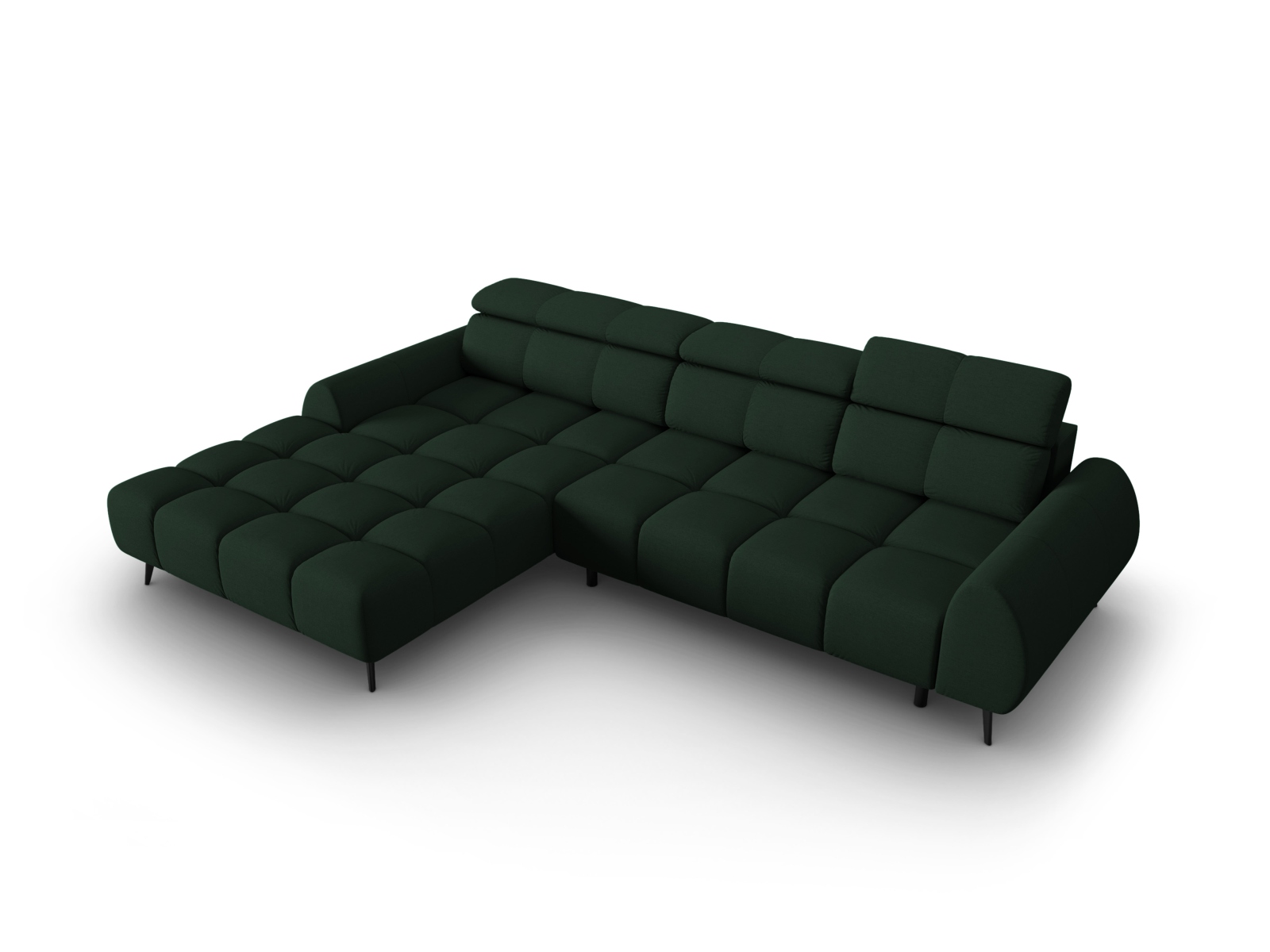 Electric Left Corner Sofa, "Alyse", 5 Seats, 295x188x82