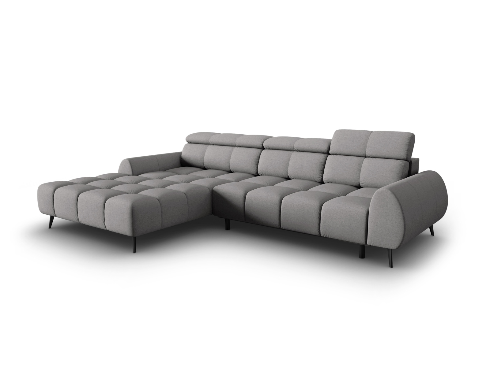 Electric Left Corner Sofa, "Alyse", 5 Seats, 295x188x82