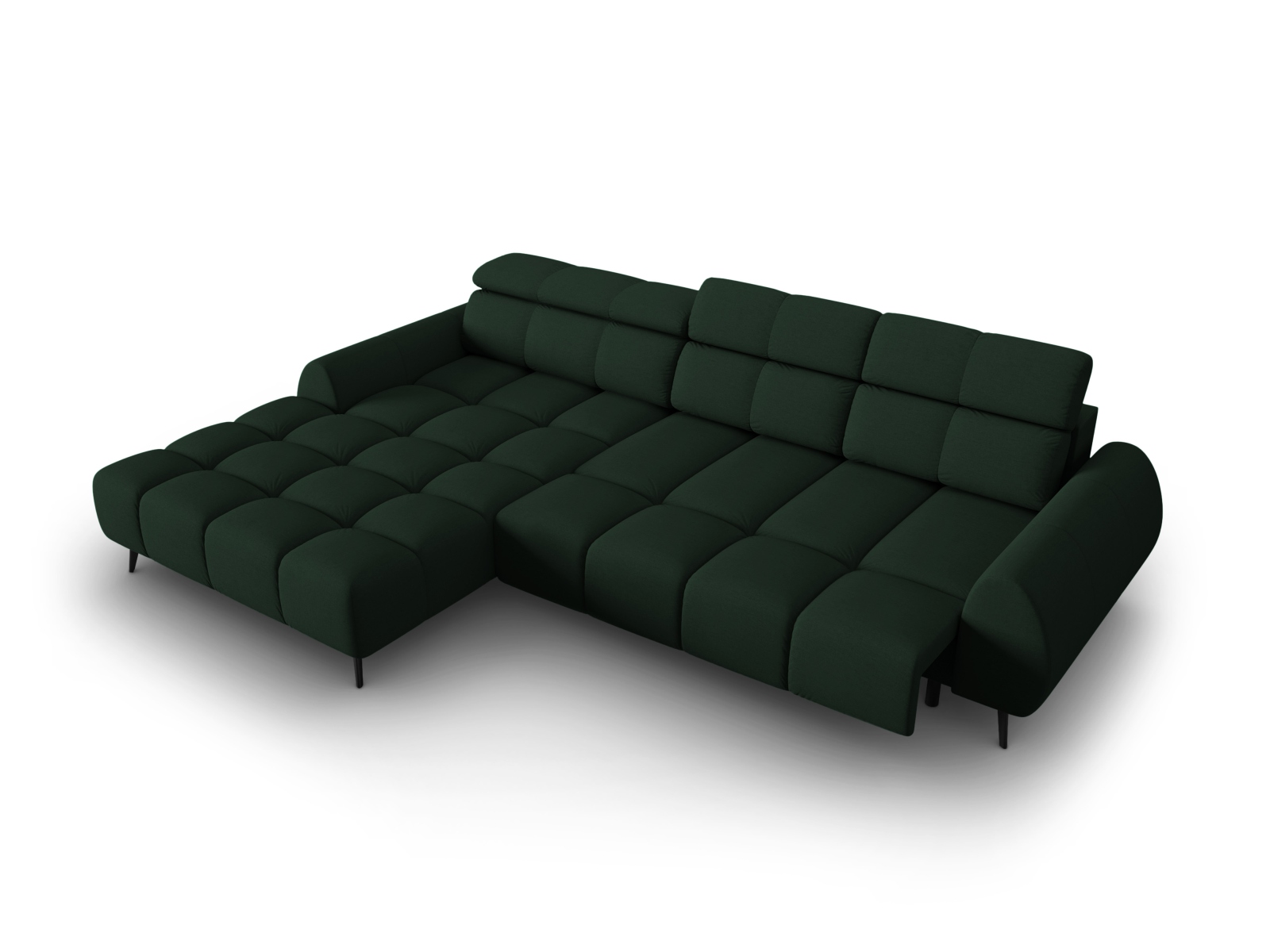 Electric Left Corner Sofa, "Alyse", 5 Seats, 295x188x82