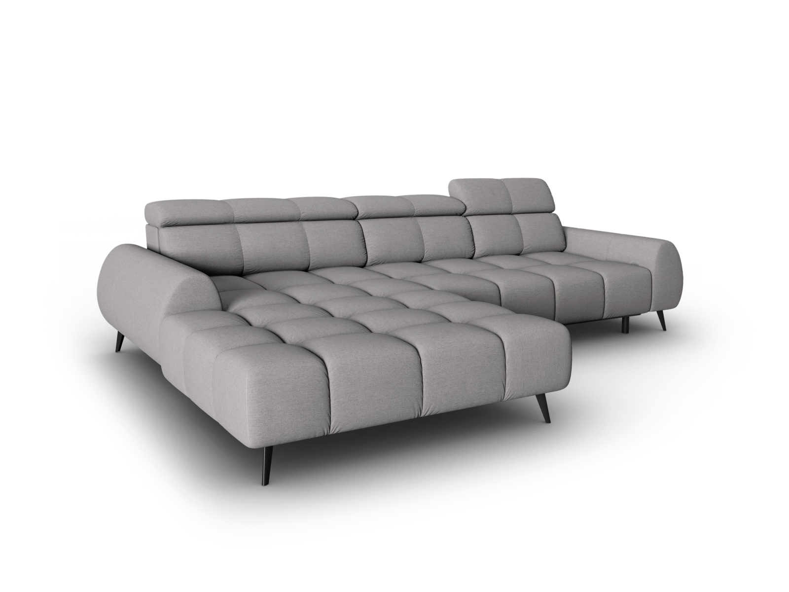 Electric Left Corner Sofa, "Alyse", 5 Seats, 295x188x82