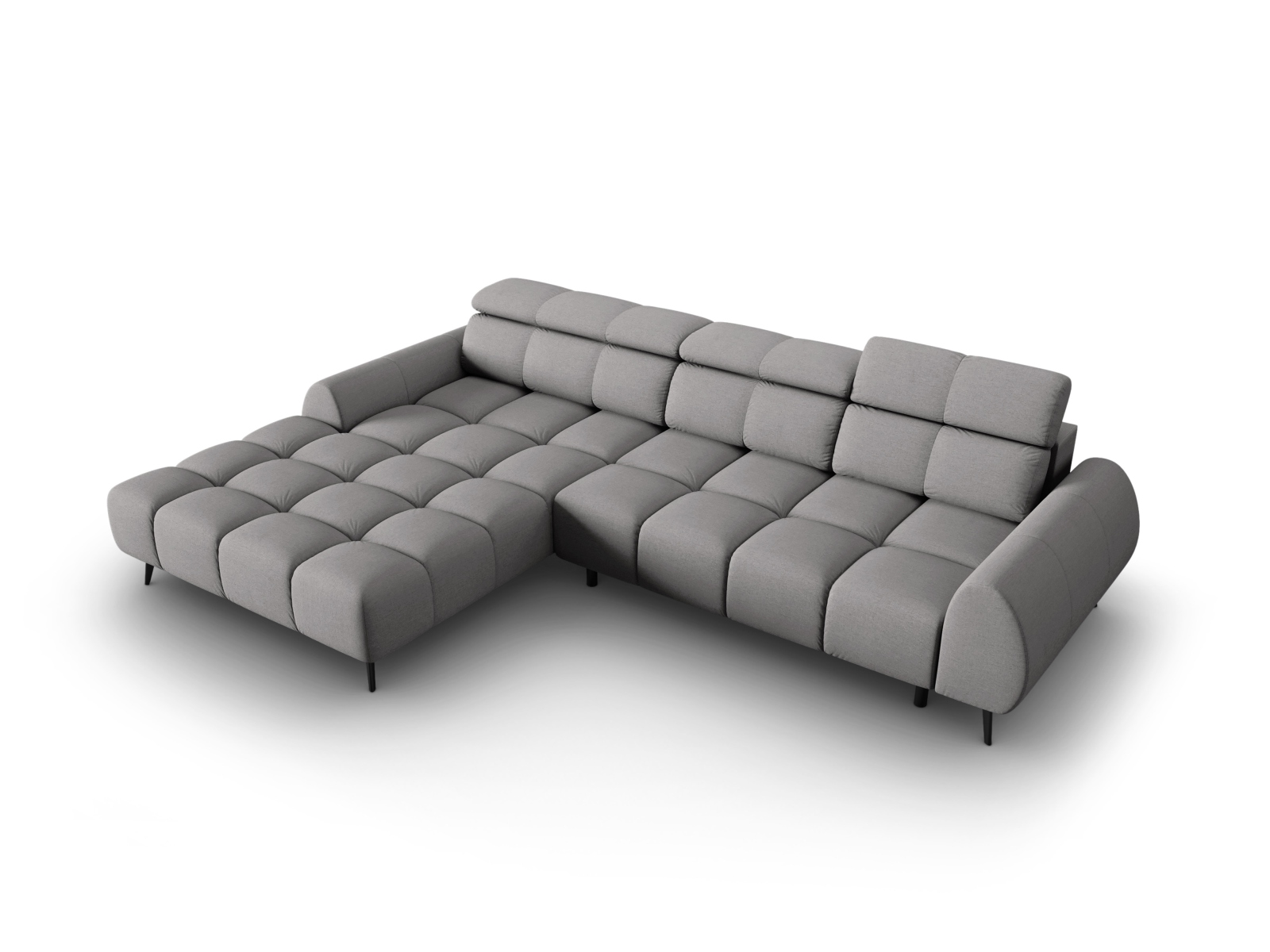 Electric Left Corner Sofa, "Alyse", 5 Seats, 295x188x82
