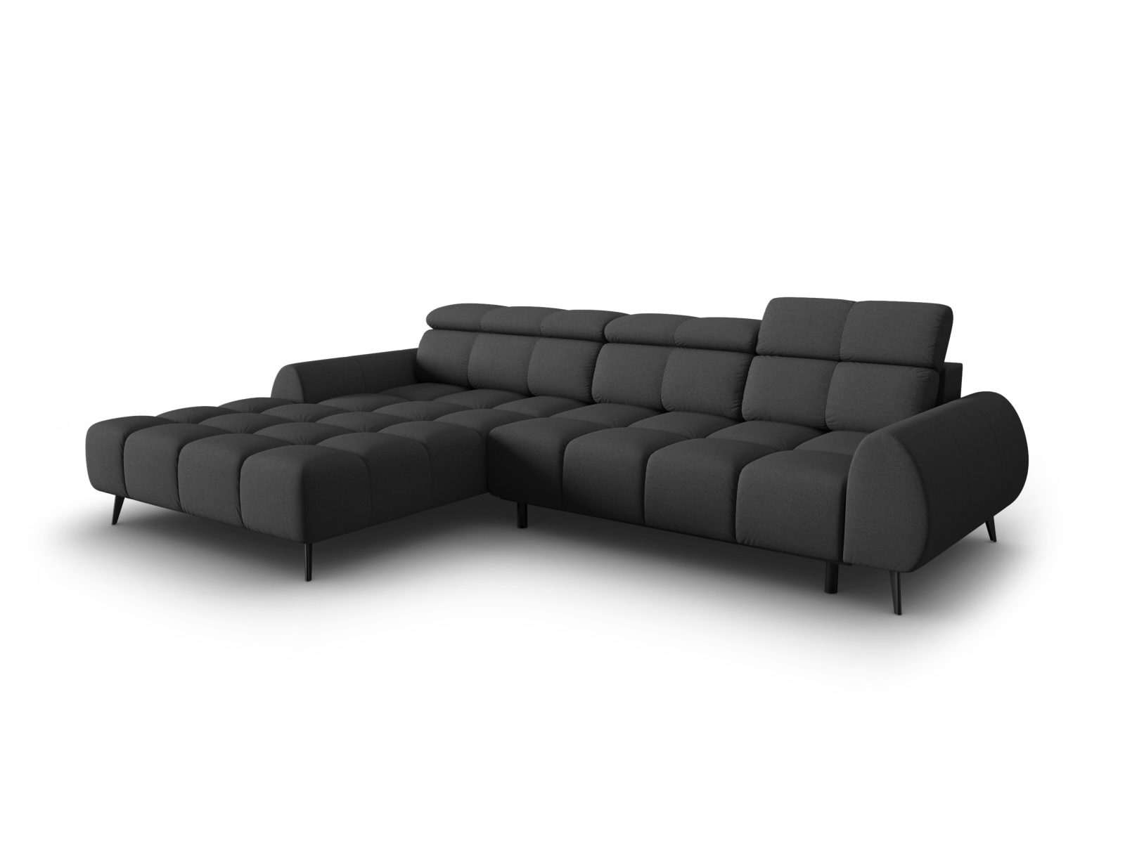 Electric Left Corner Sofa, "Alyse", 5 Seats, 295x188x82