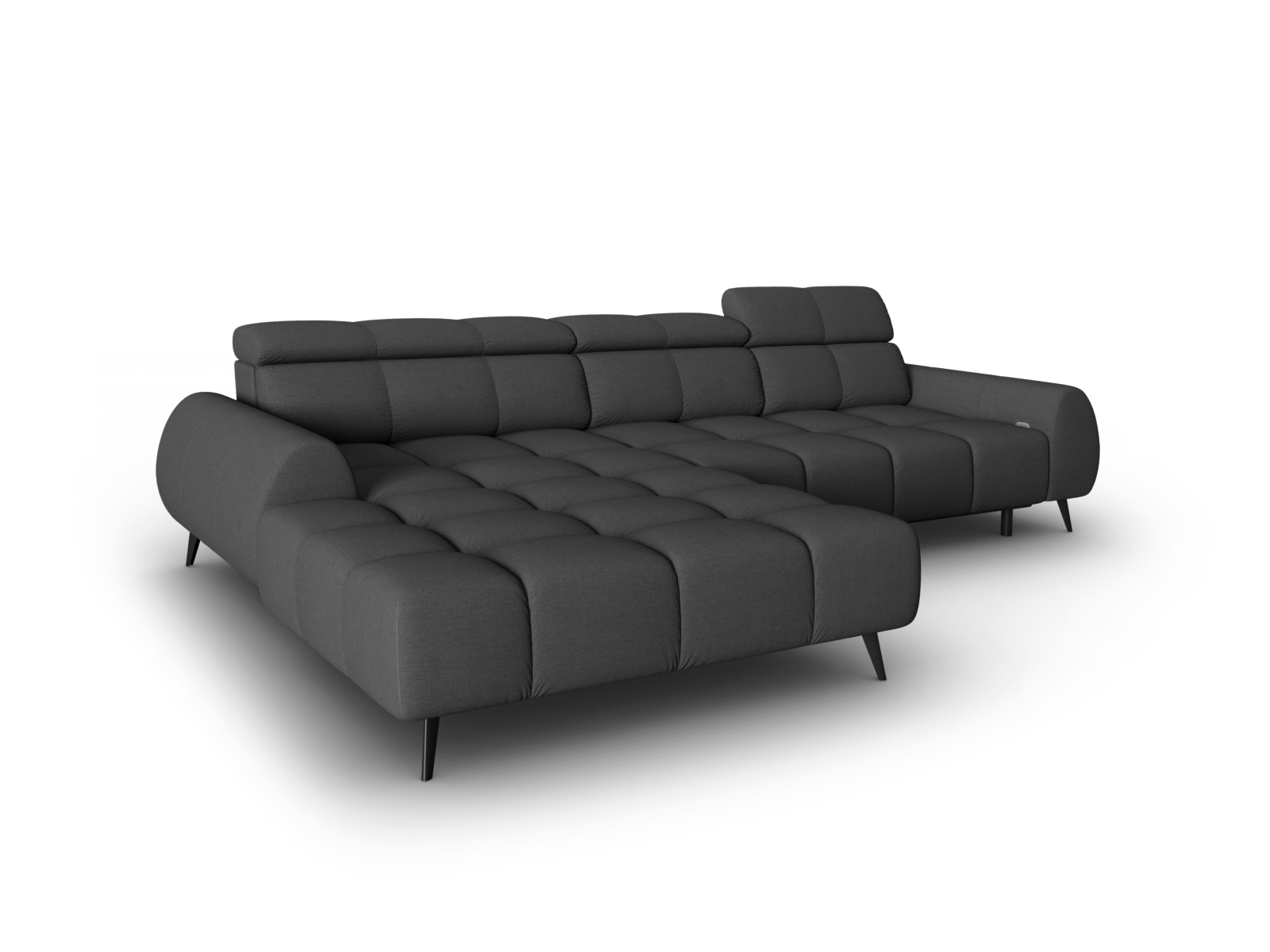 Electric Left Corner Sofa, "Alyse", 5 Seats, 295x188x82