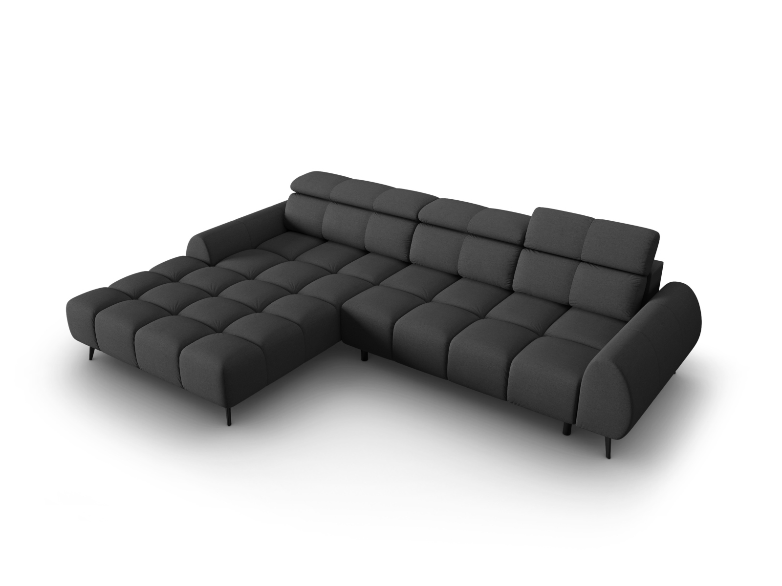 Electric Left Corner Sofa, "Alyse", 5 Seats, 295x188x82
