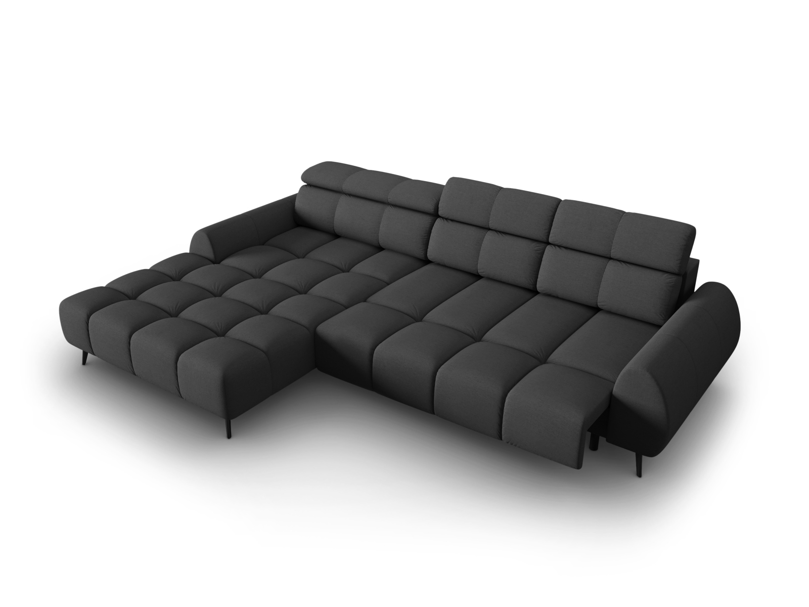 Electric Left Corner Sofa, "Alyse", 5 Seats, 295x188x82