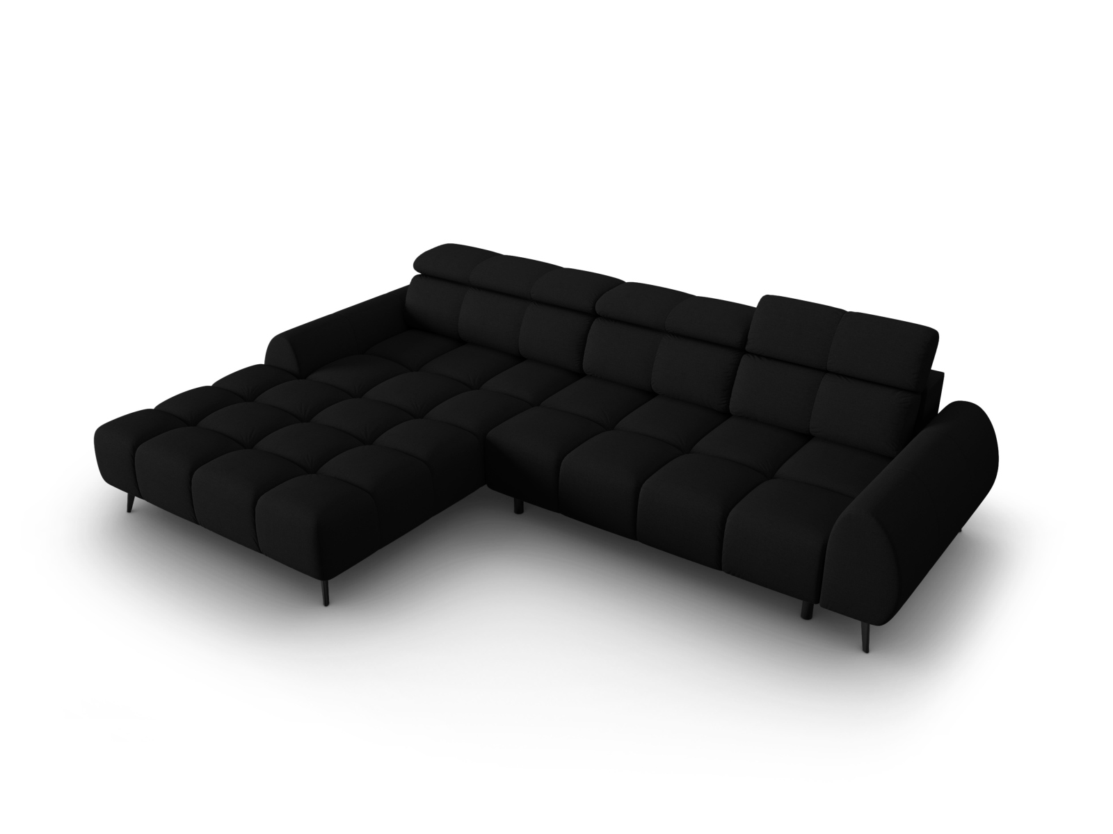 Electric Left Corner Sofa, "Alyse", 5 Seats, 295x188x82