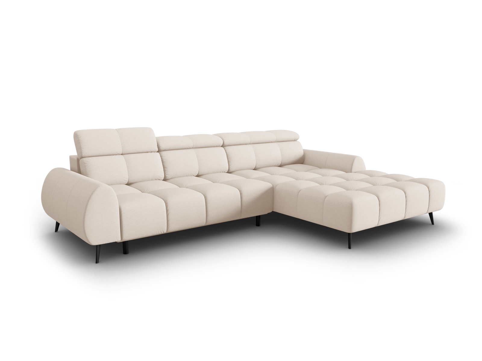 Electric Right Corner Sofa, "Alyse", 5 Seats, 295x188x82