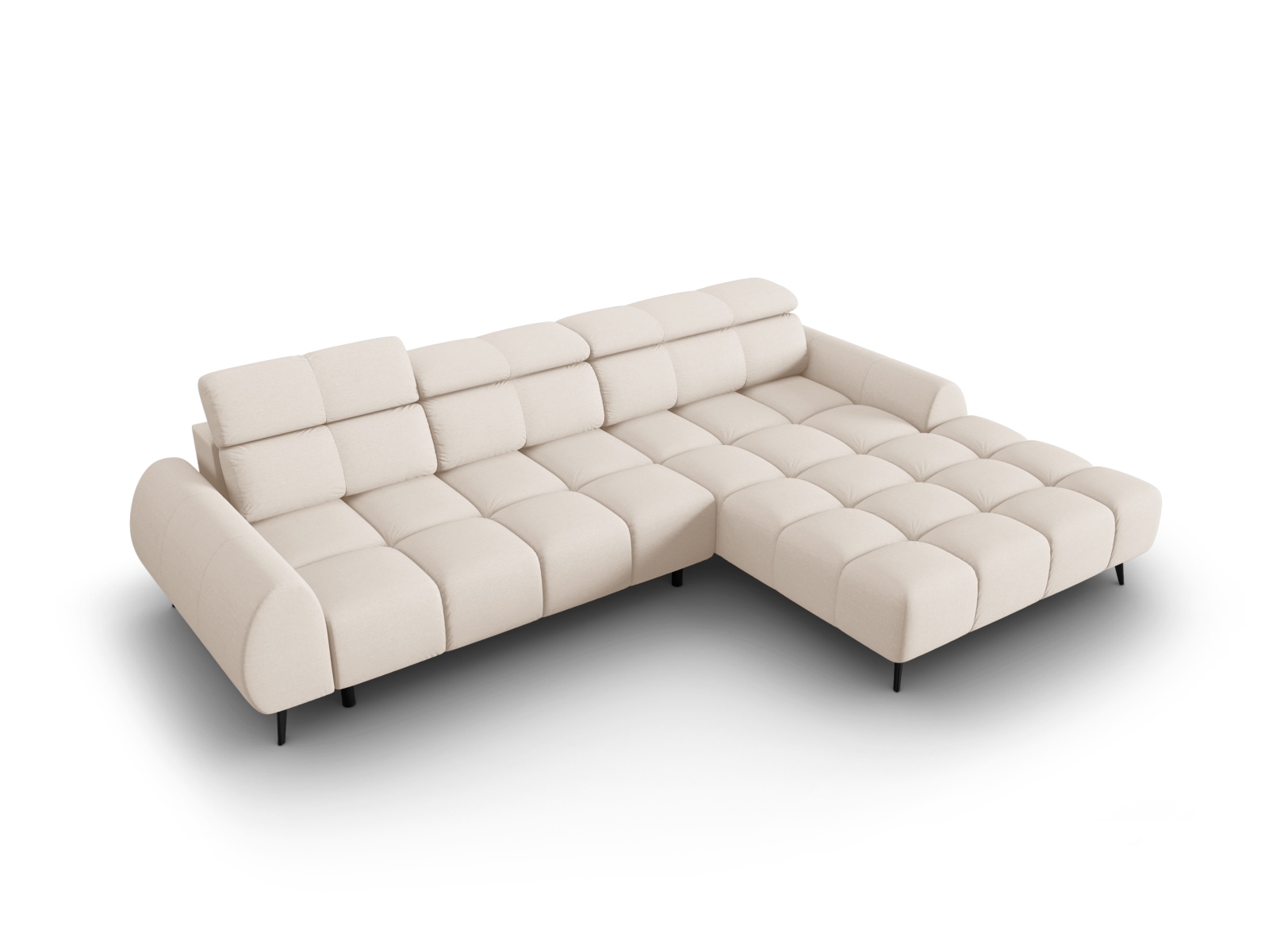 Electric Right Corner Sofa, "Alyse", 5 Seats, 295x188x82