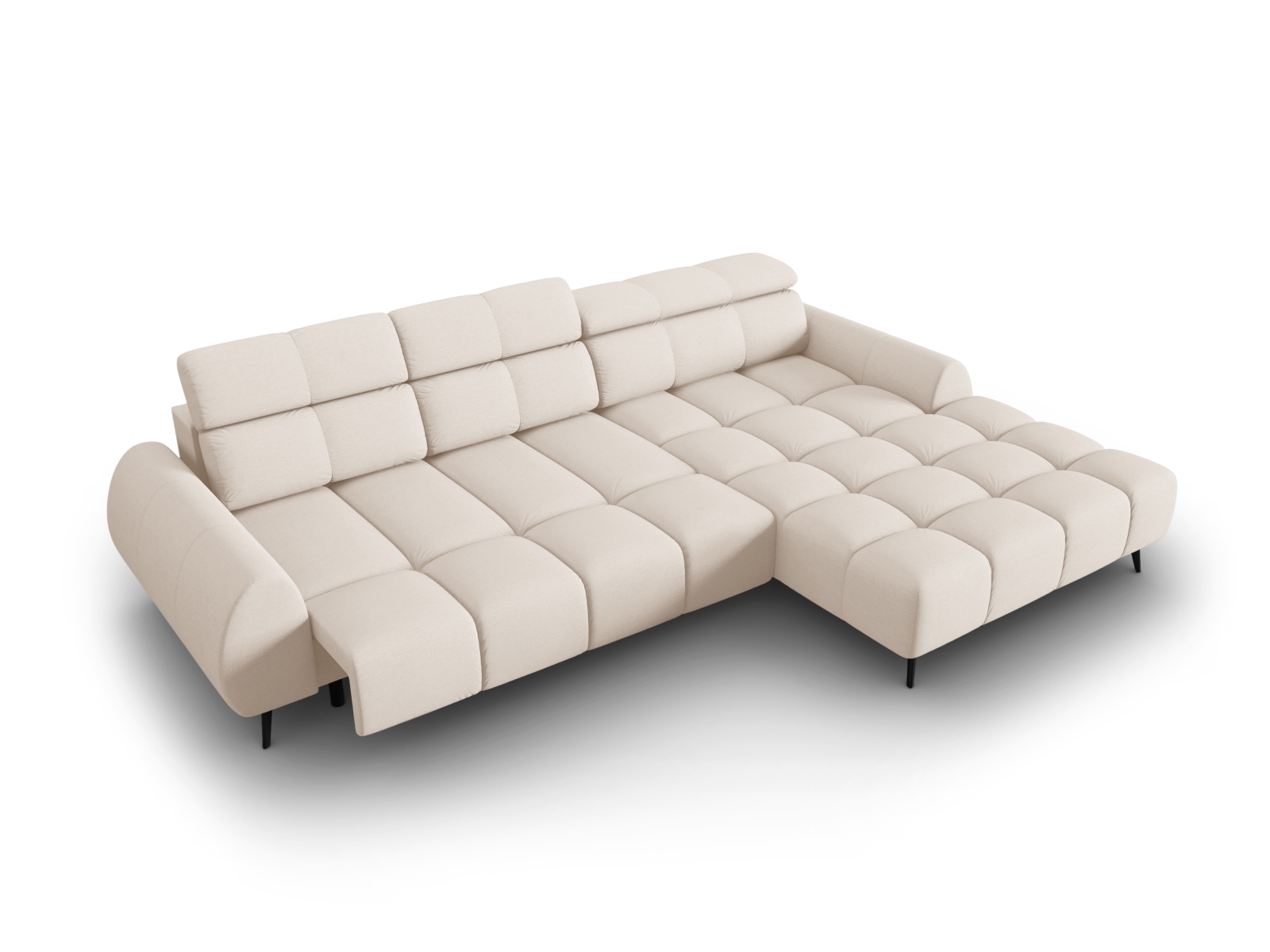 Electric Right Corner Sofa, "Alyse", 5 Seats, 295x188x82