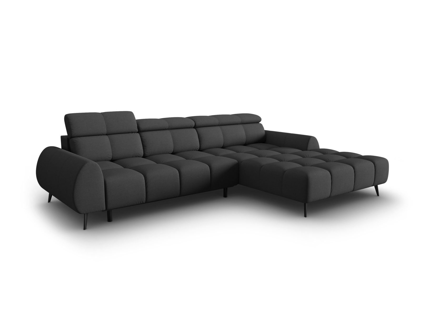 Electric Right Corner Sofa, "Alyse", 5 Seats, 295x188x82