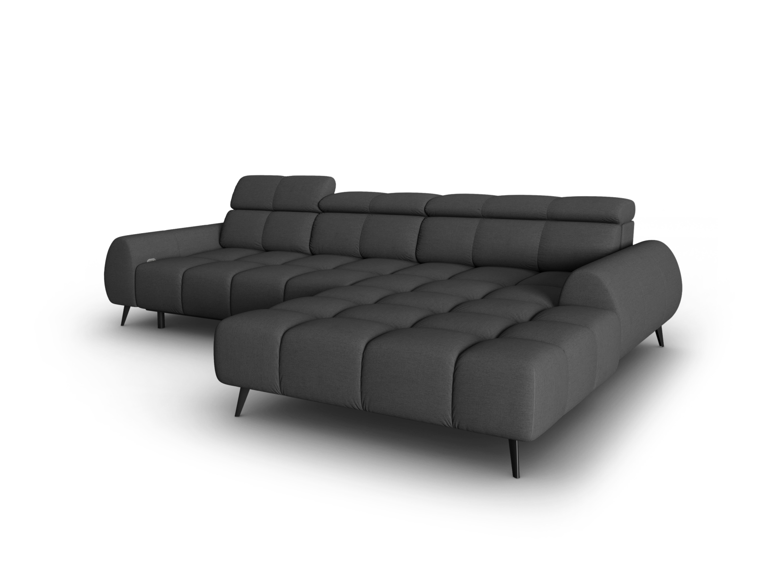 Electric Right Corner Sofa, "Alyse", 5 Seats, 295x188x82
