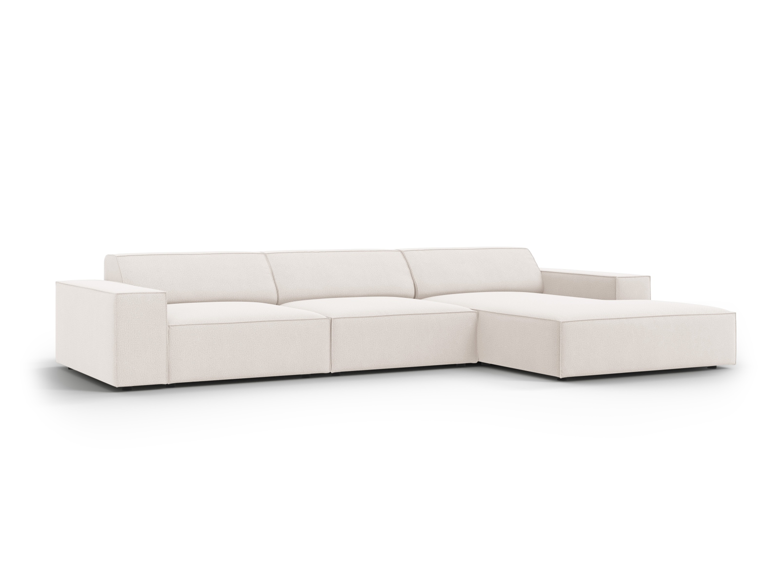 Modular Right Corner Sofa, "Jodie", 4 Seats, 284x162x77