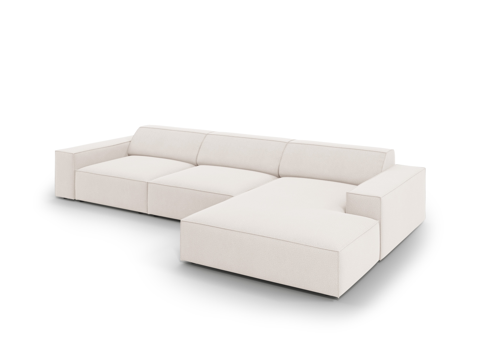 Modular Right Corner Sofa, "Jodie", 4 Seats, 284x162x77