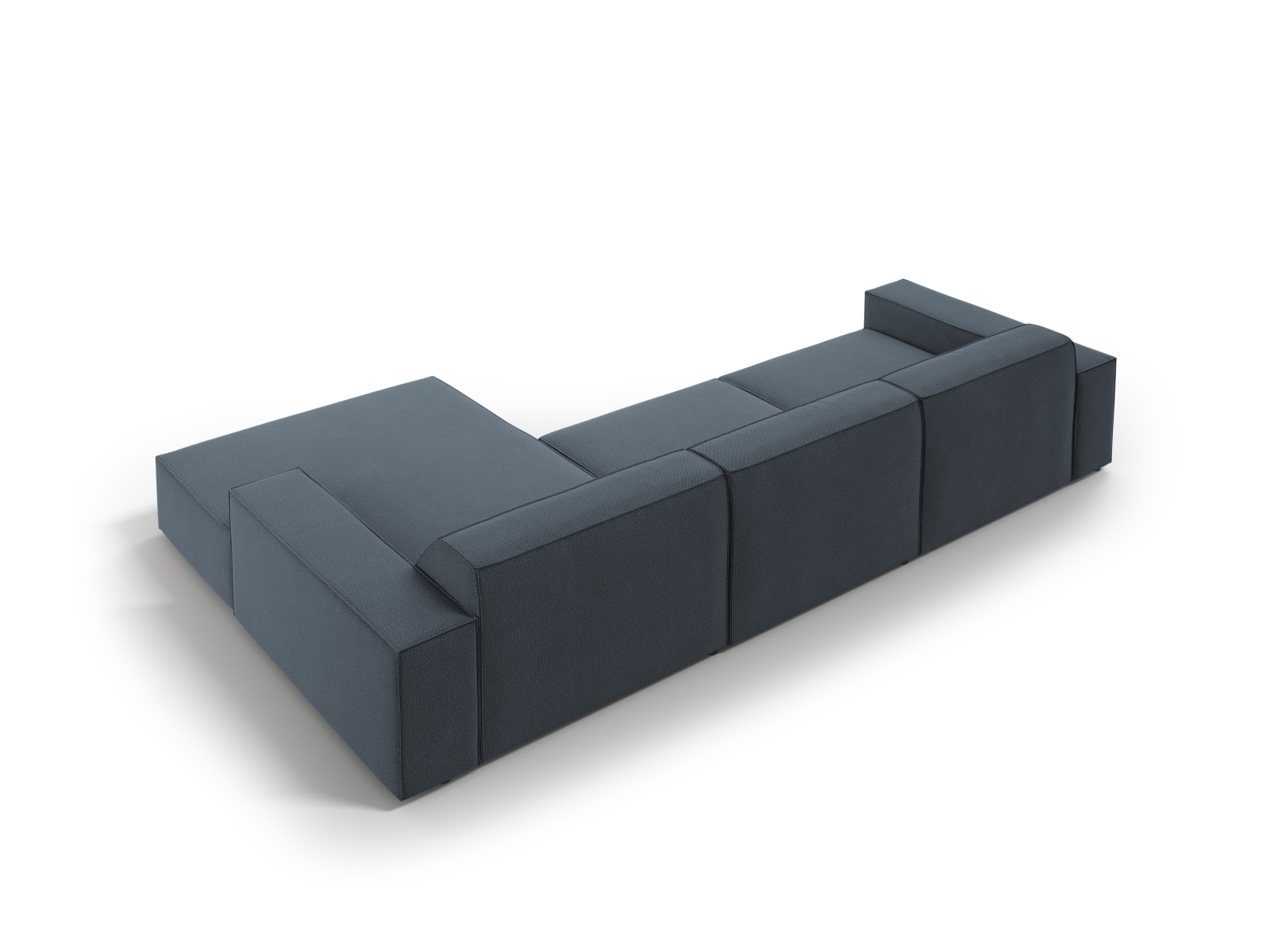 Modular Right Corner Sofa, "Jodie", 4 Seats, 284x162x77