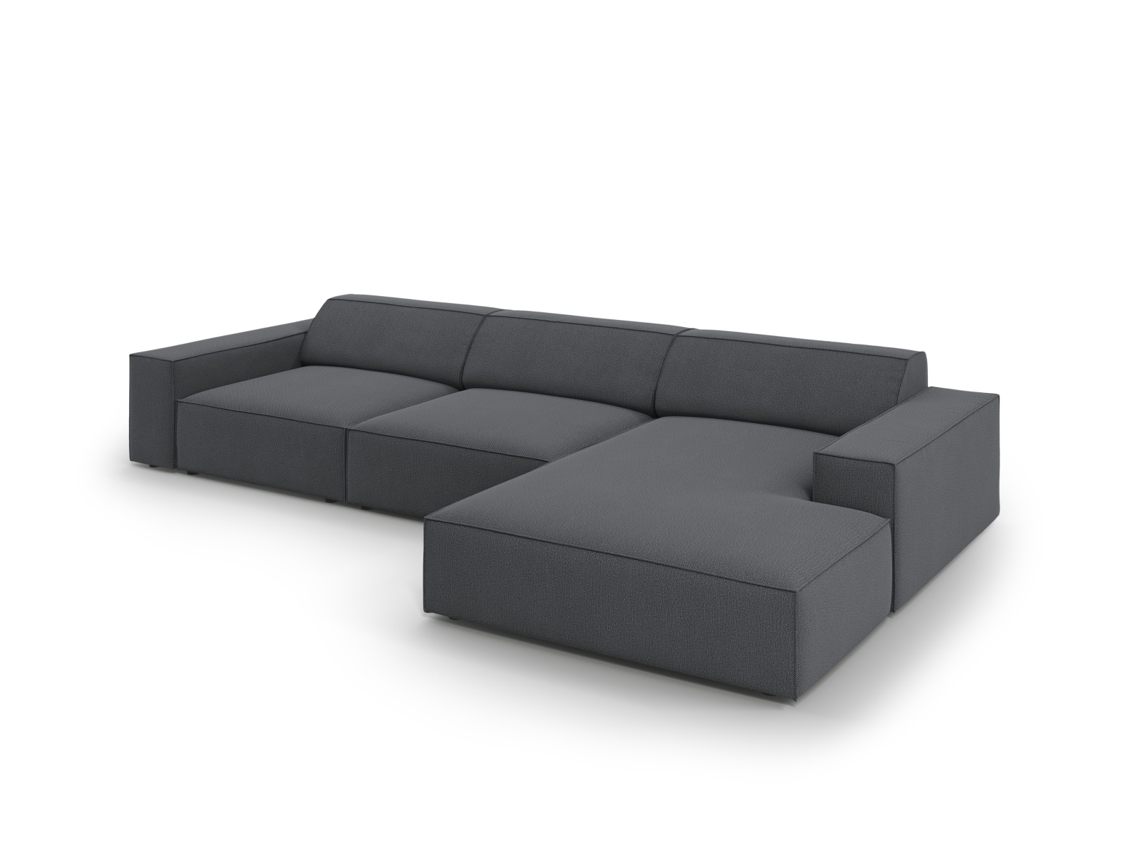 Modular Right Corner Sofa, "Jodie", 4 Seats, 284x162x77