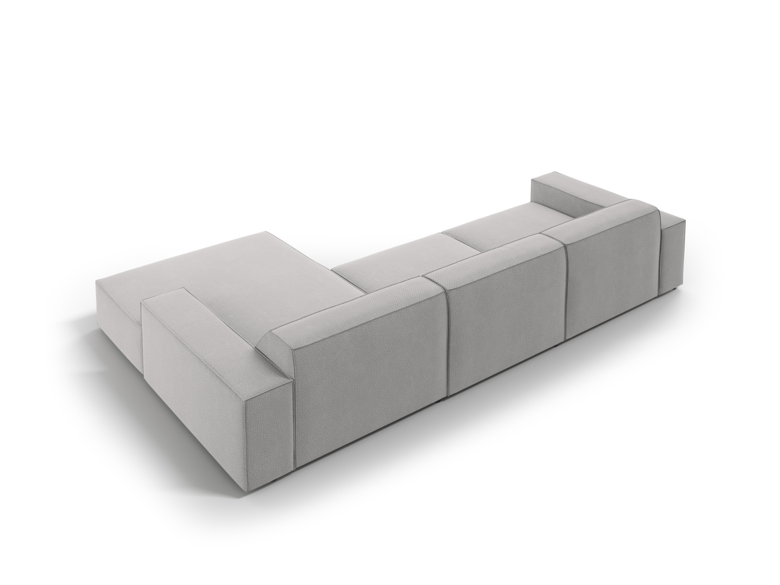 Modular Right Corner Sofa, "Jodie", 4 Seats, 284x162x77