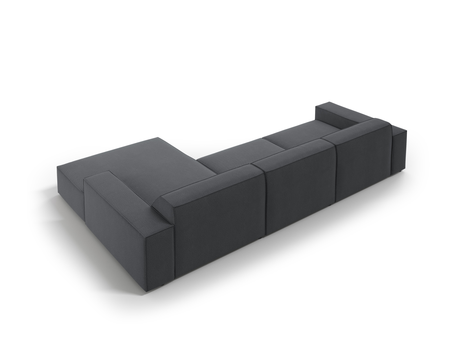 Modular Right Corner Sofa, "Jodie", 4 Seats, 284x162x77