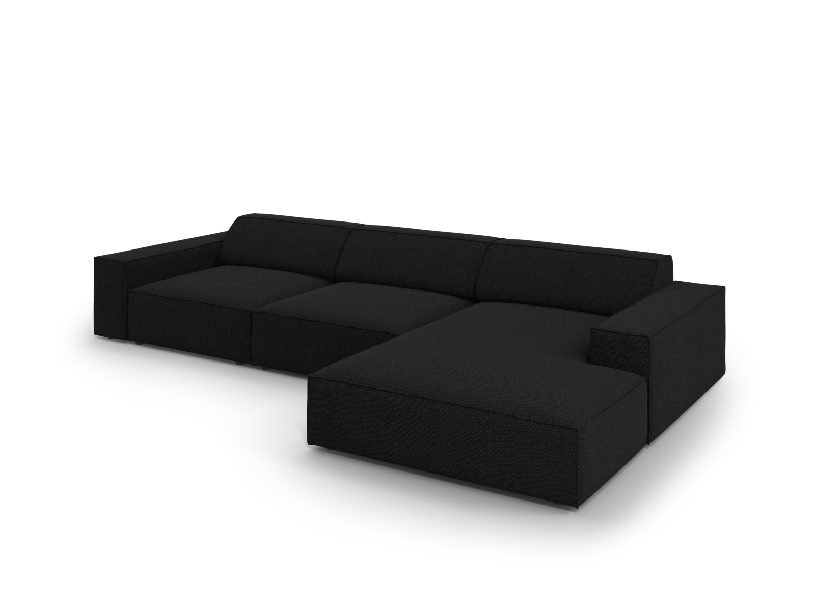 Modular Right Corner Sofa, "Jodie", 4 Seats, 284x162x77