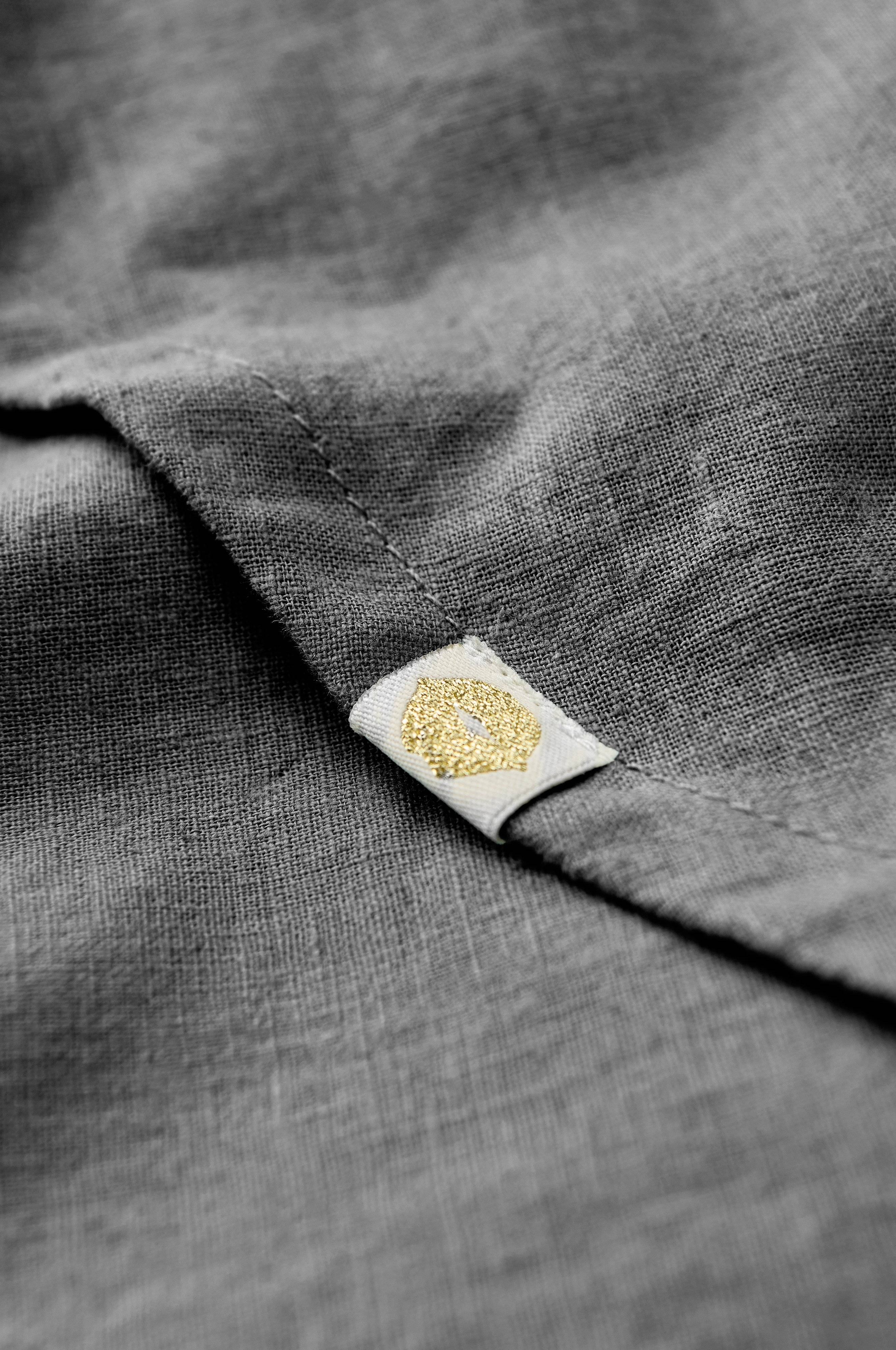 Duk Elly i resirkulert halvlinne Ø 150 cm