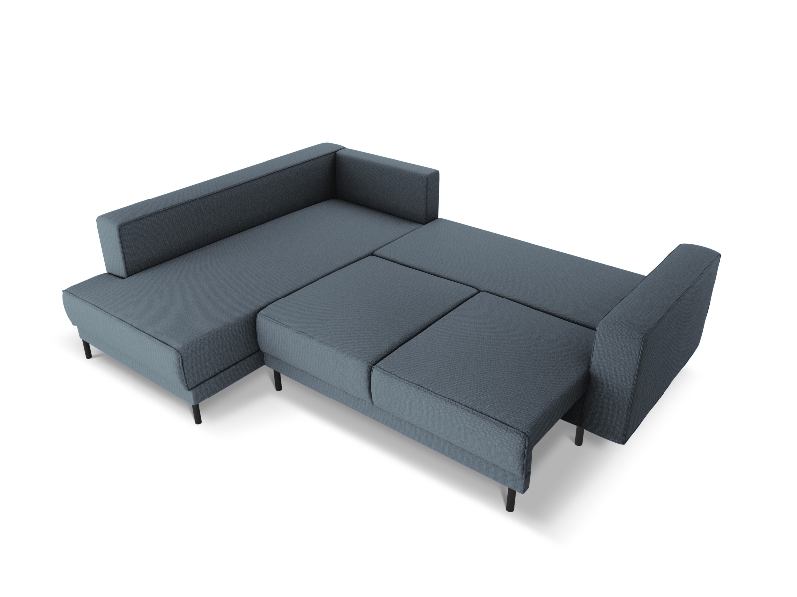 Left Corner Sofa With Bed Function, "Caro", 5 Seats, 247x187x90