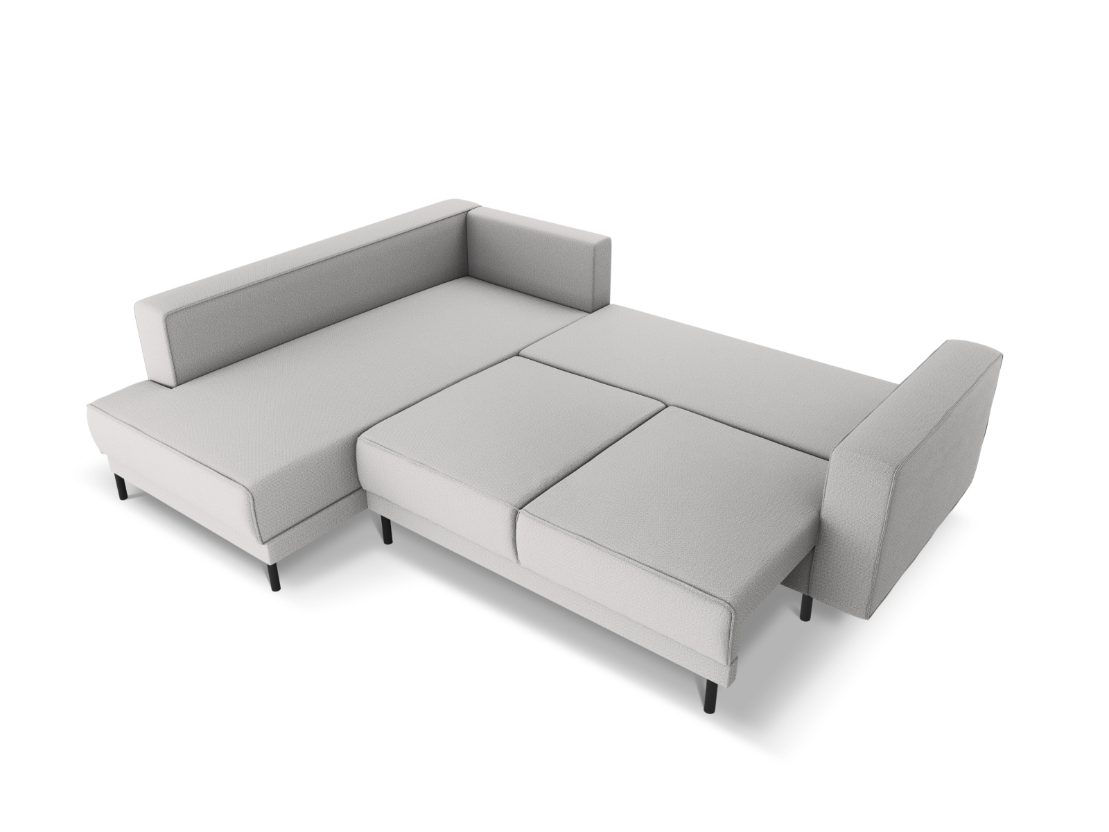 Left Corner Sofa With Bed Function, "Caro", 5 Seats, 247x187x90