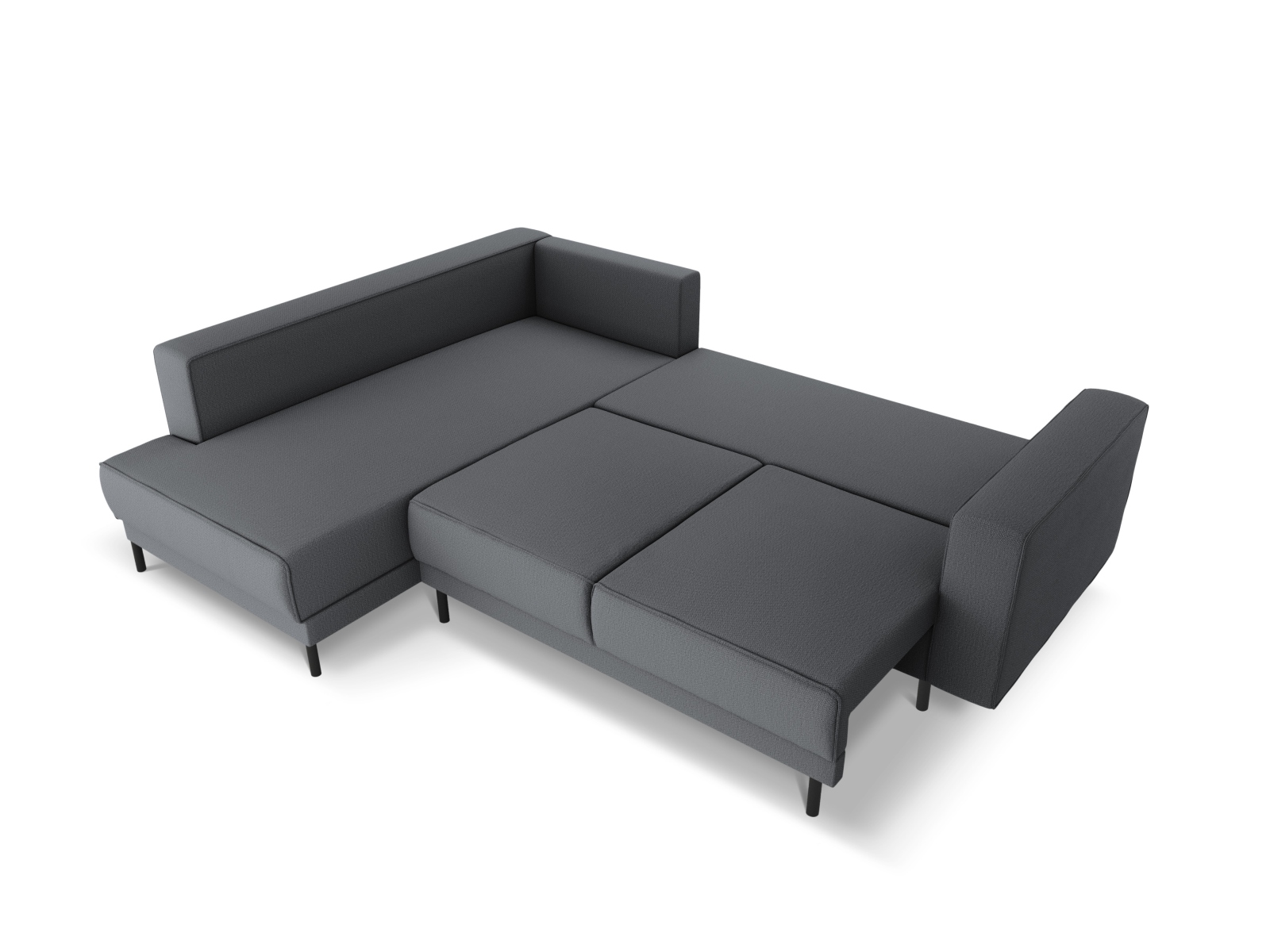 Left Corner Sofa With Bed Function, "Caro", 5 Seats, 247x187x90
