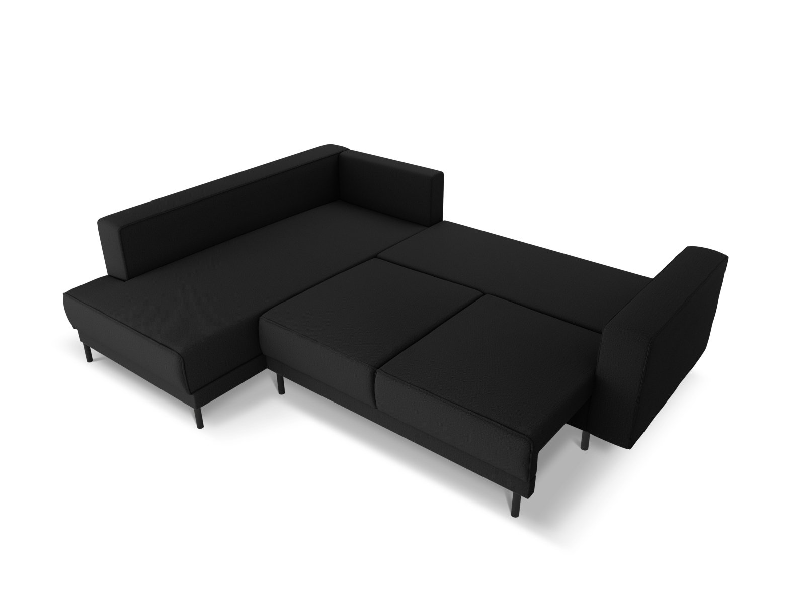 Left Corner Sofa With Bed Function, "Caro", 5 Seats, 247x187x90