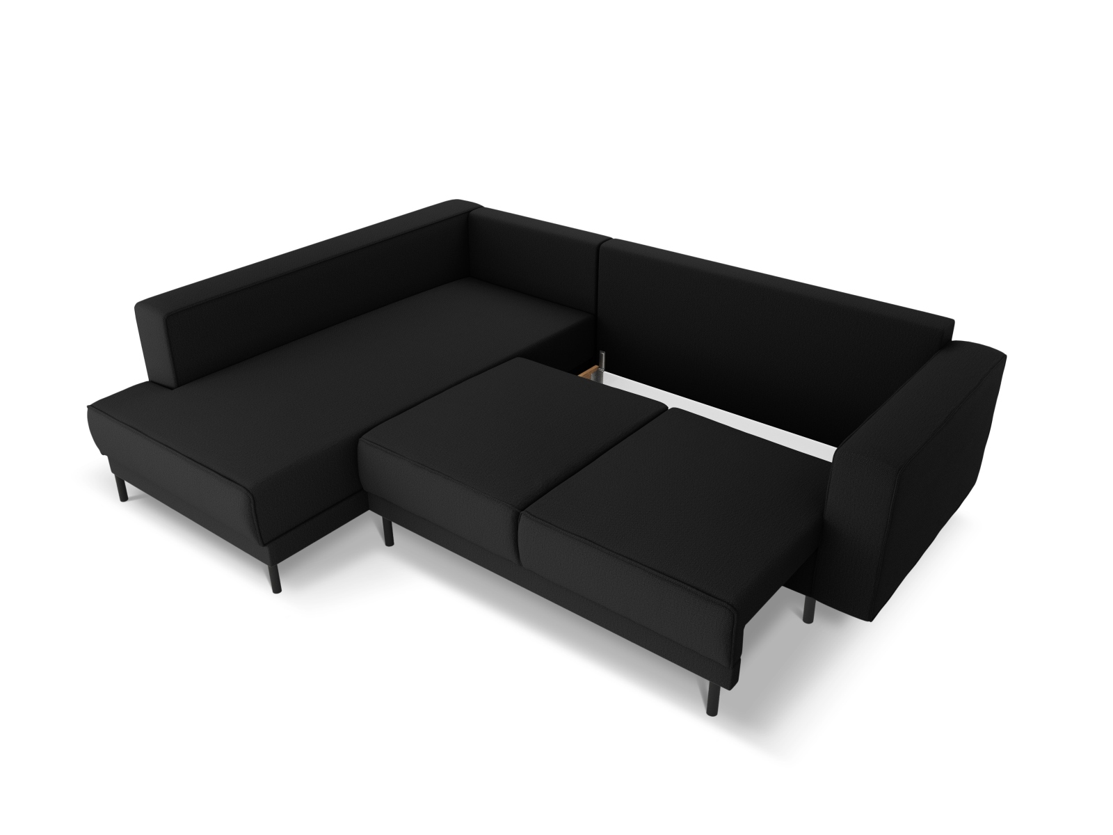 Left Corner Sofa With Bed Function, "Caro", 5 Seats, 247x187x90