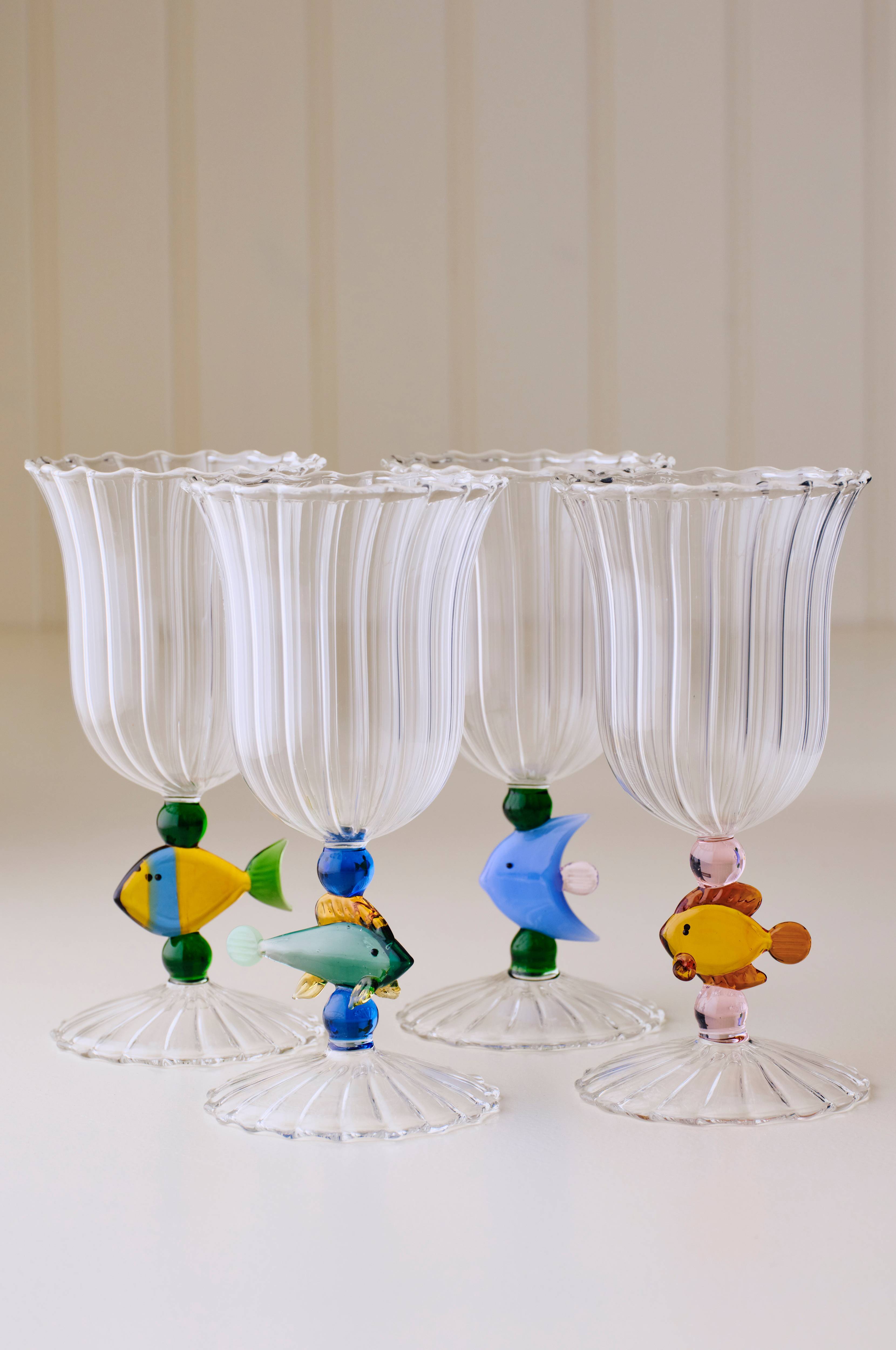 Vinglass Blue Lagoon 4-pakning